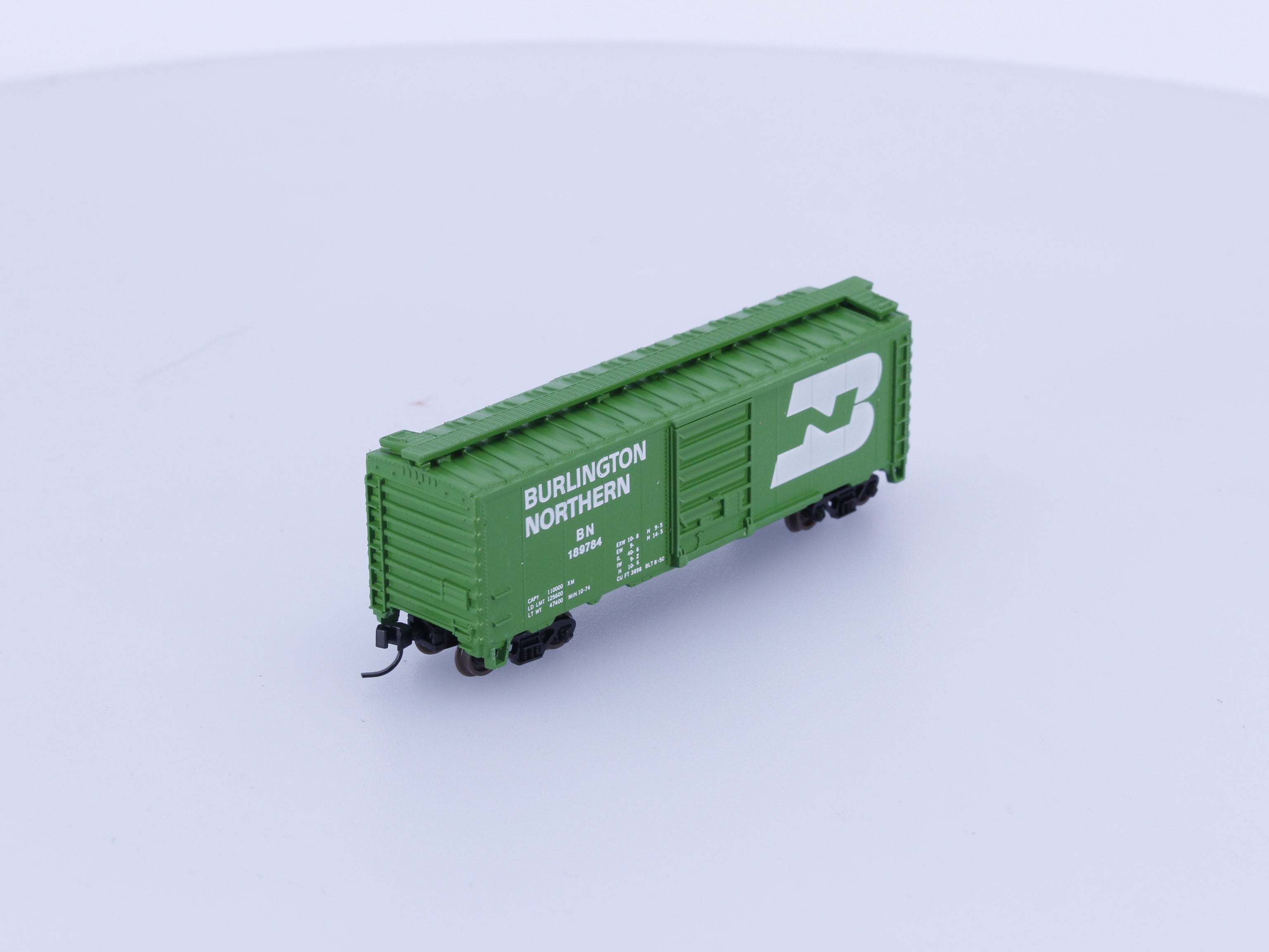 Atlas 3407-2.00 N 40' Standard Box Car Single Door Burlington Northern (BN) 189784