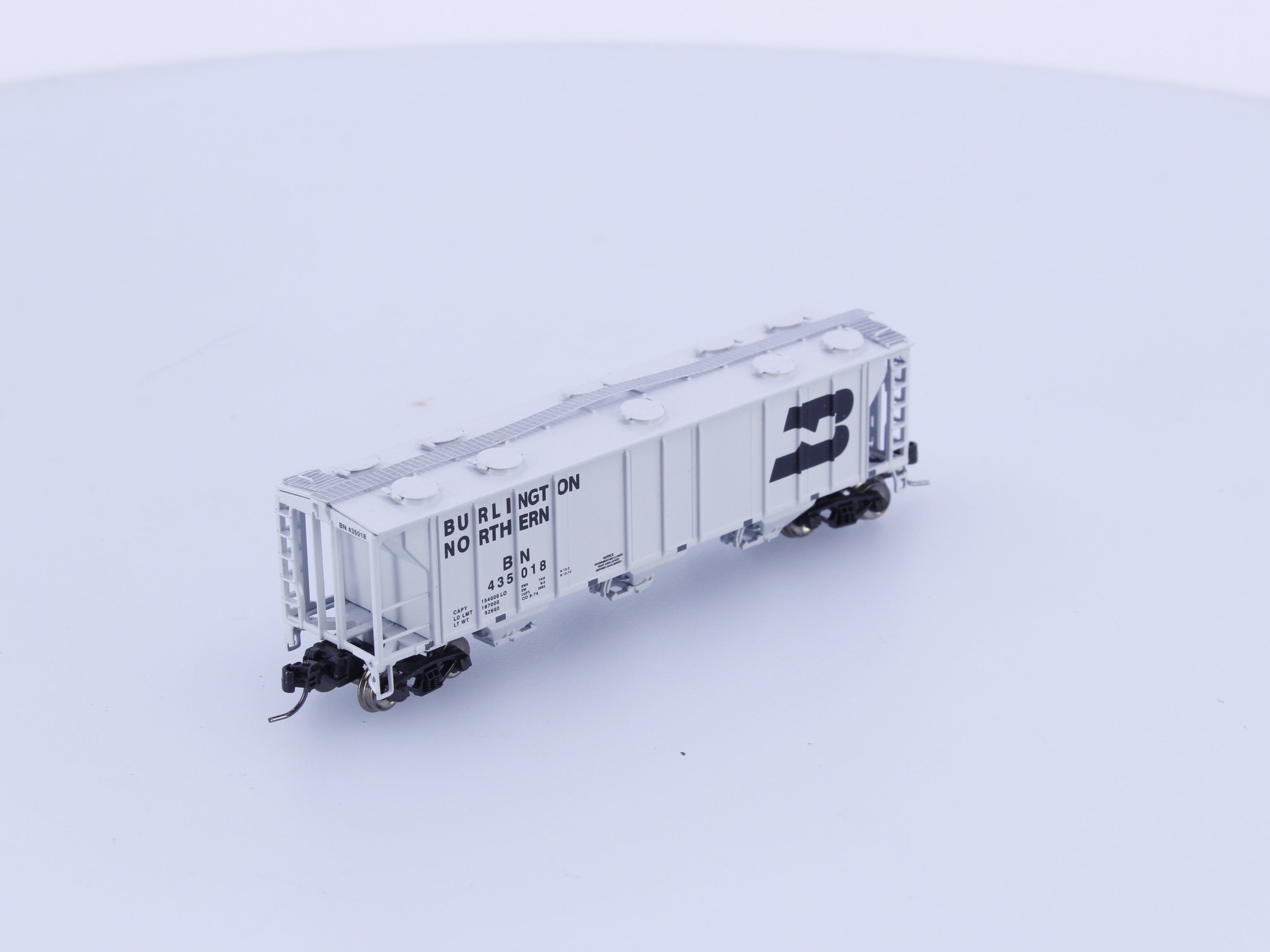 Athearn 23818 N PS 2893 Covered Hopper Burlington Northern (BN) 435018
