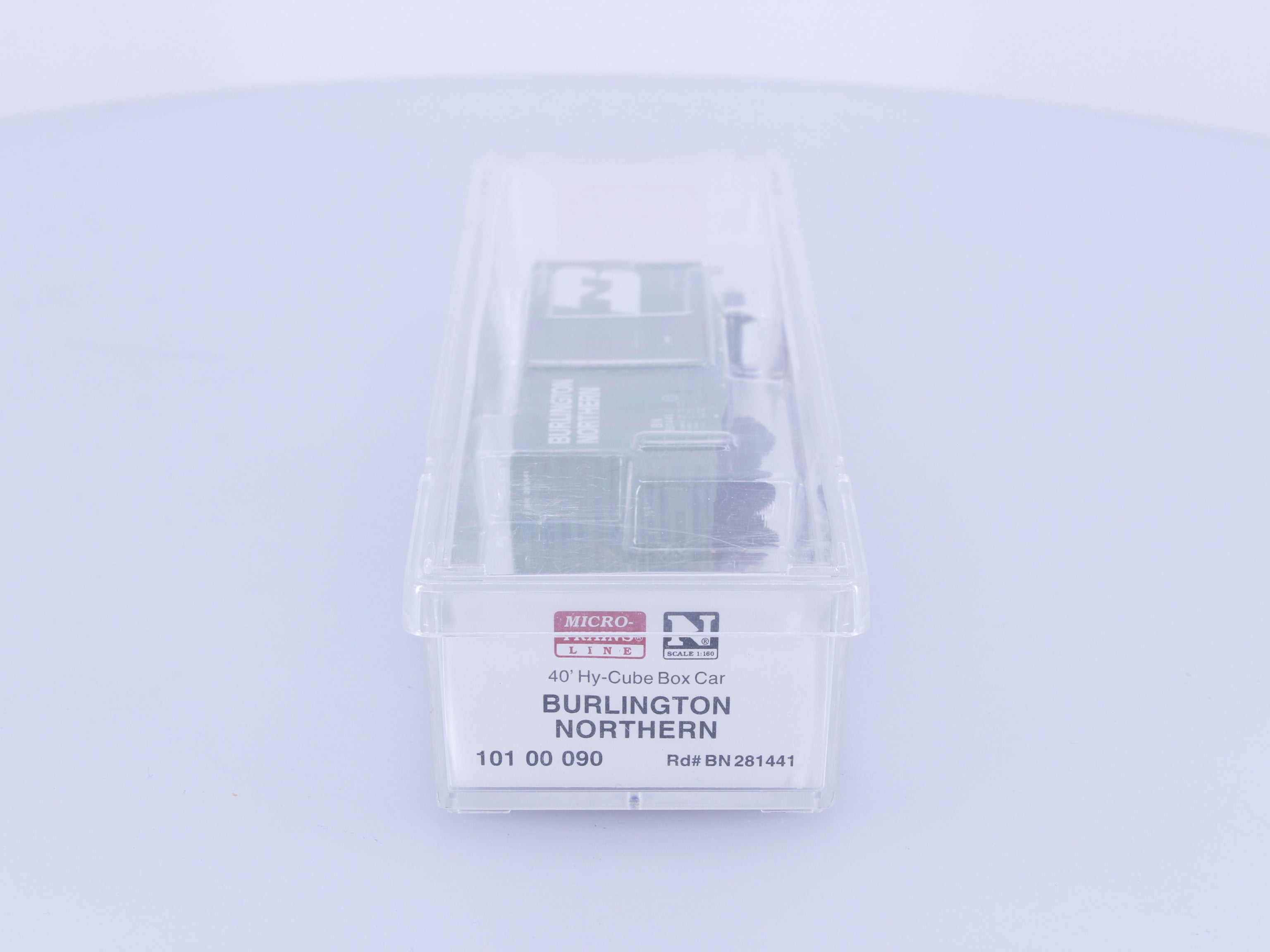 Micro Trains 10100090 N Boxcar, 40', Hi-Cube Burlington Northern (BN) 281441 (#1)