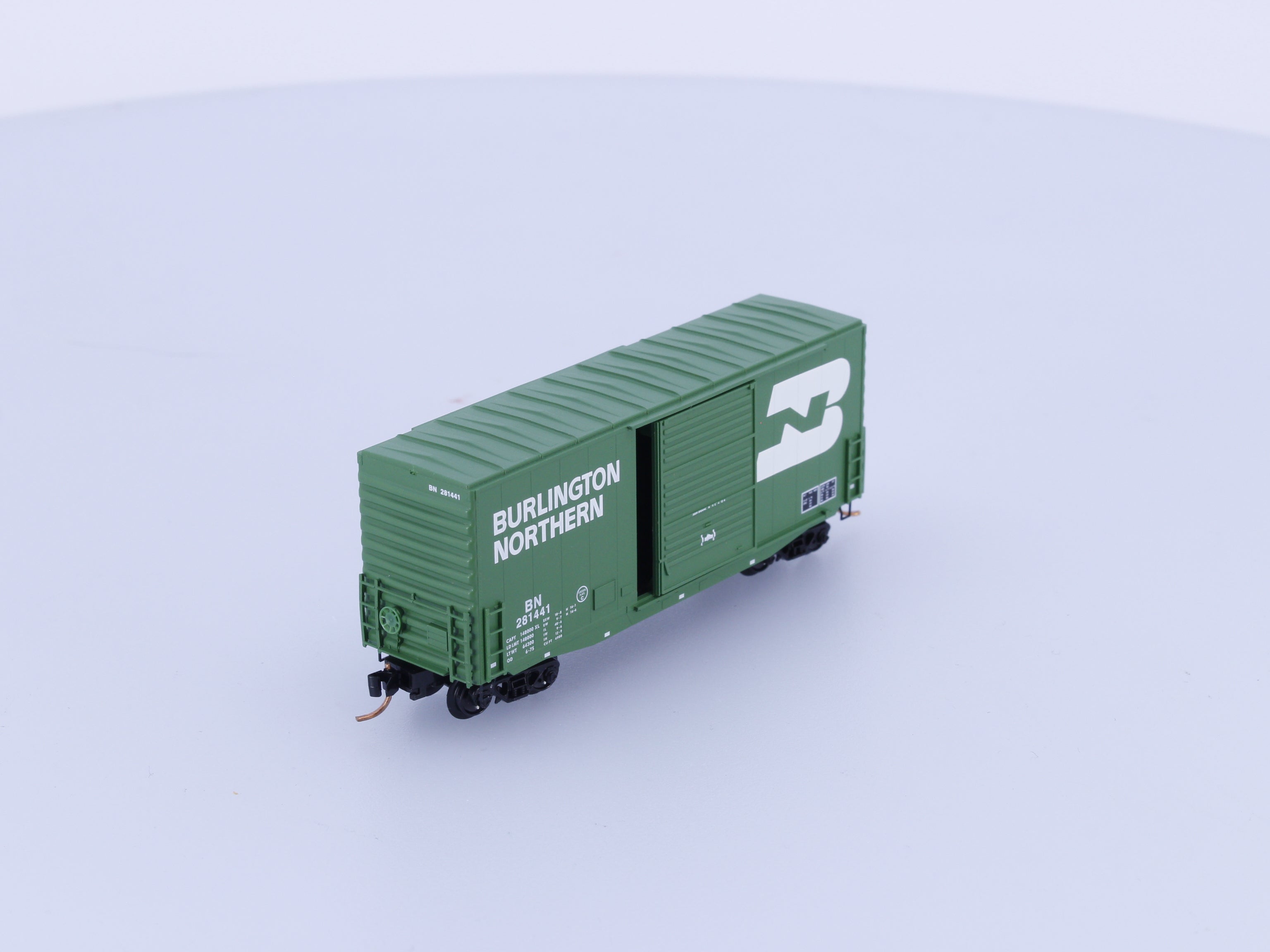 Micro Trains 10100090 N Boxcar, 40', Hi-Cube Burlington Northern (BN) 281441 (#1)