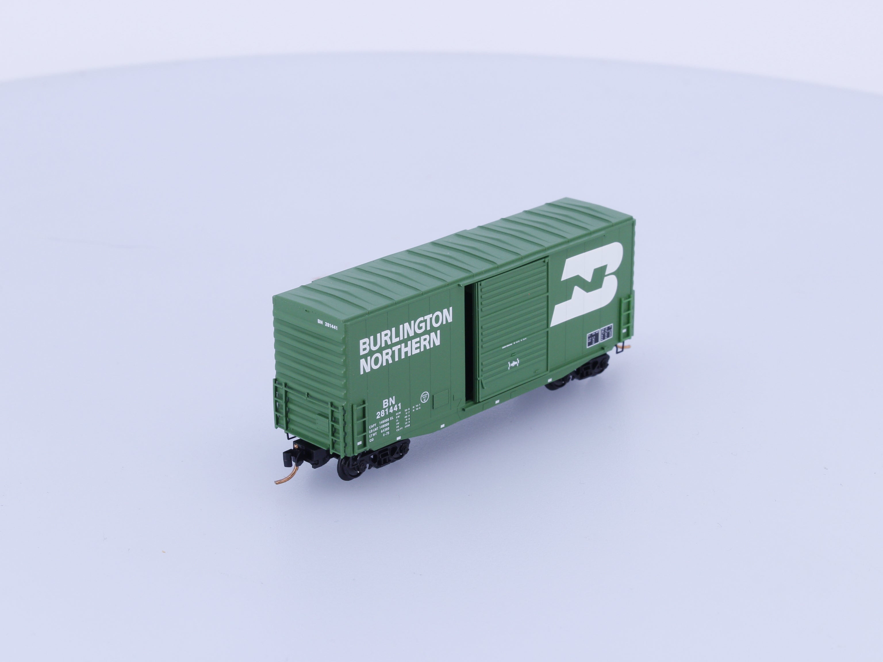 Micro Trains 10100090 N Boxcar, 40', Hi-Cube Burlington Northern (BN) 281441 (#2)