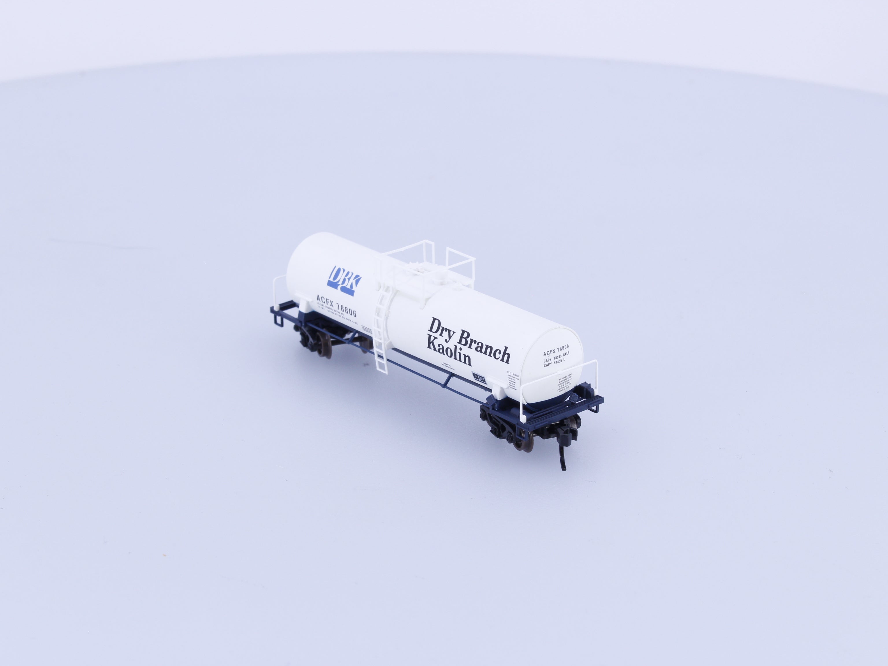 Atlas 34851 N Kaolin Tank Car American Car and Foundry (ACF/ACFX) 78806