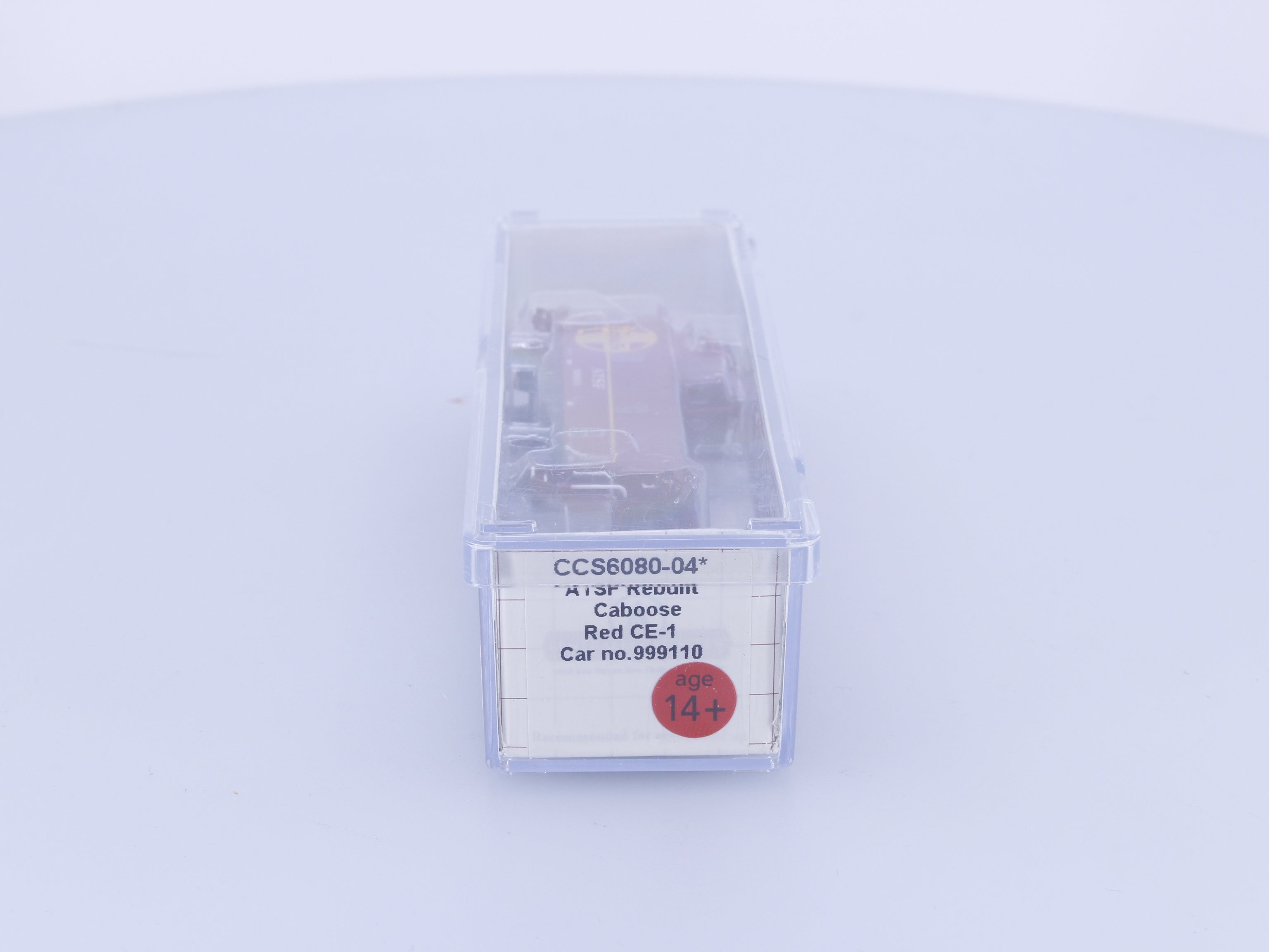 Centralia Car Shops CCS6080-04 N ATSF Rebuilt Caboose Red CE-1 Atchison Topeka and Santa Fe (ATSF) 999110