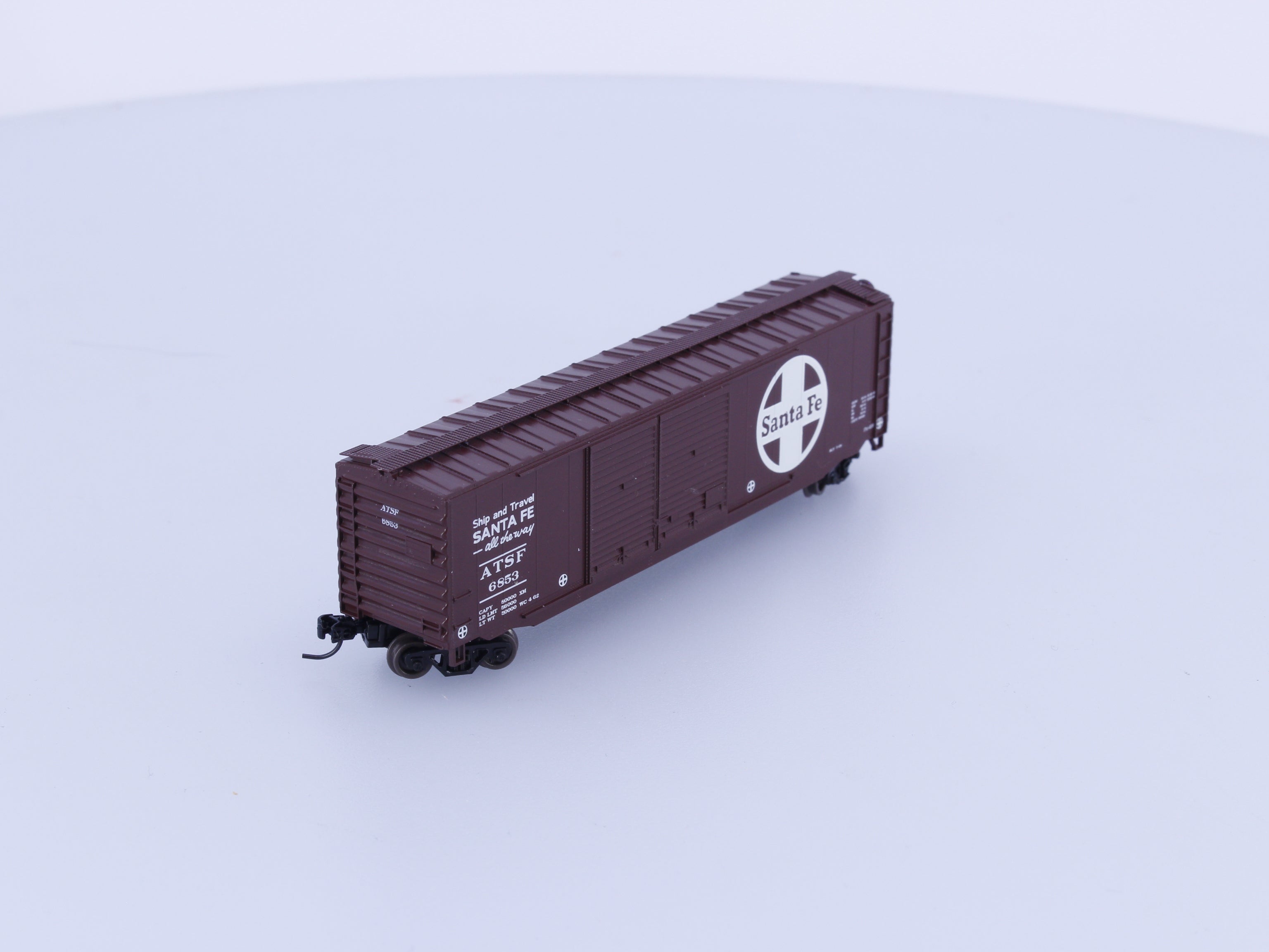 Athearn 14188 N 50' PS-1 Box Car Double Door Santa Fe (SF) 6853