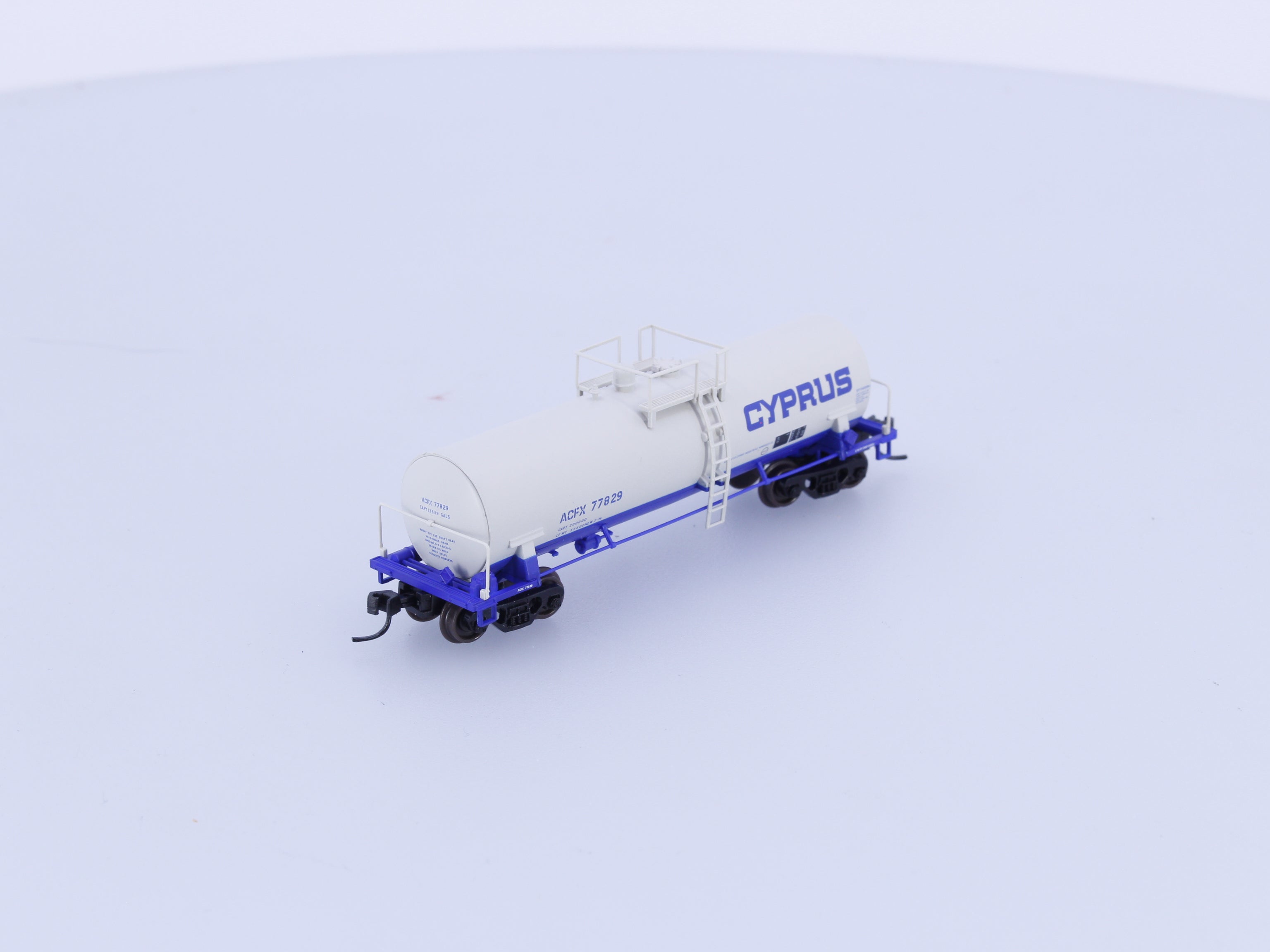Atlas 34921 N Kaolin Tank Car Cyprus American Car and Foundry (ACF/ACFX) 77829