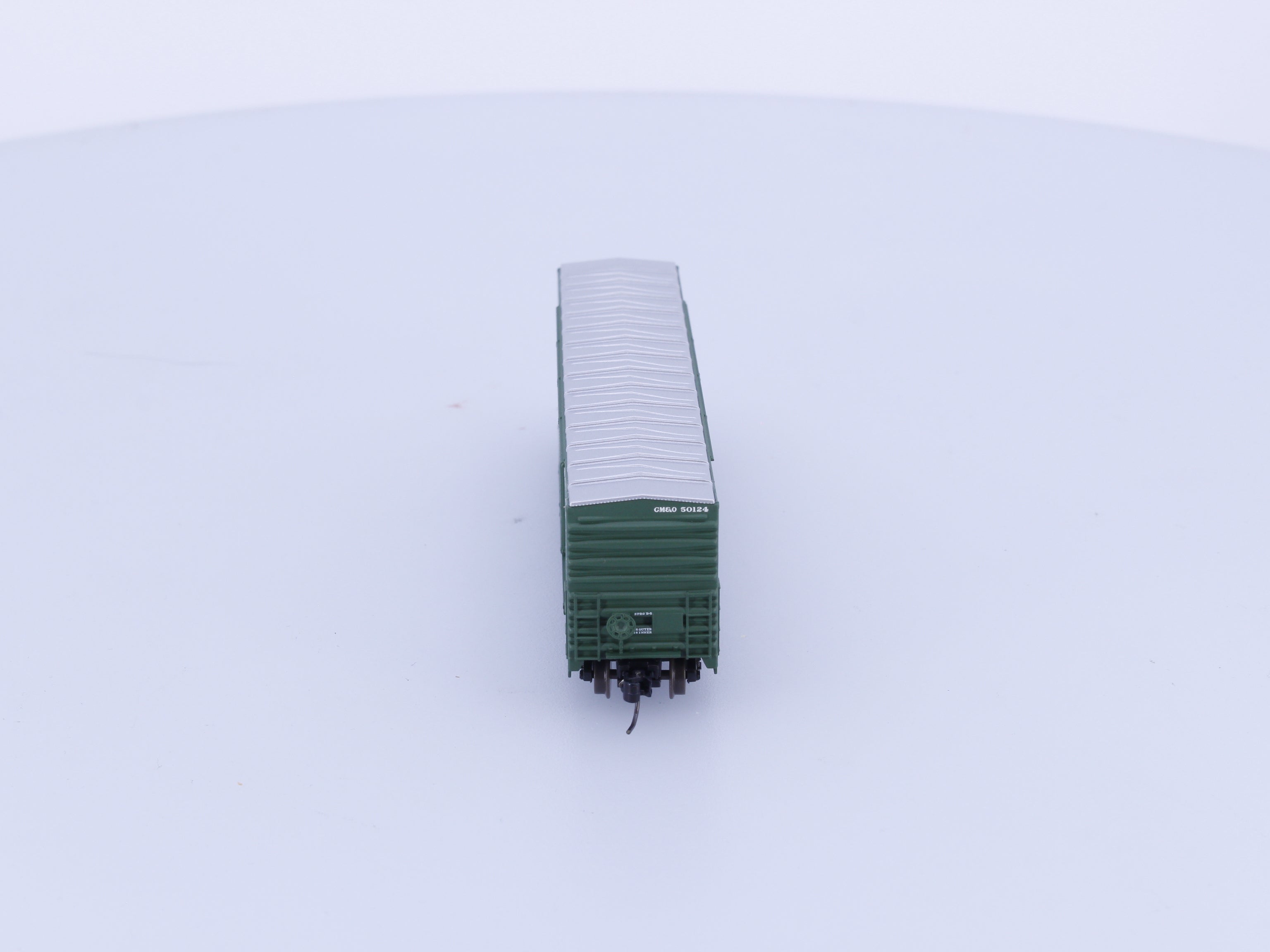 ExactRail EN-50805-3 N Gunderson 5200 Cu.Ft. Box Car Gulf Mobile & Ohio (GMO) 50124