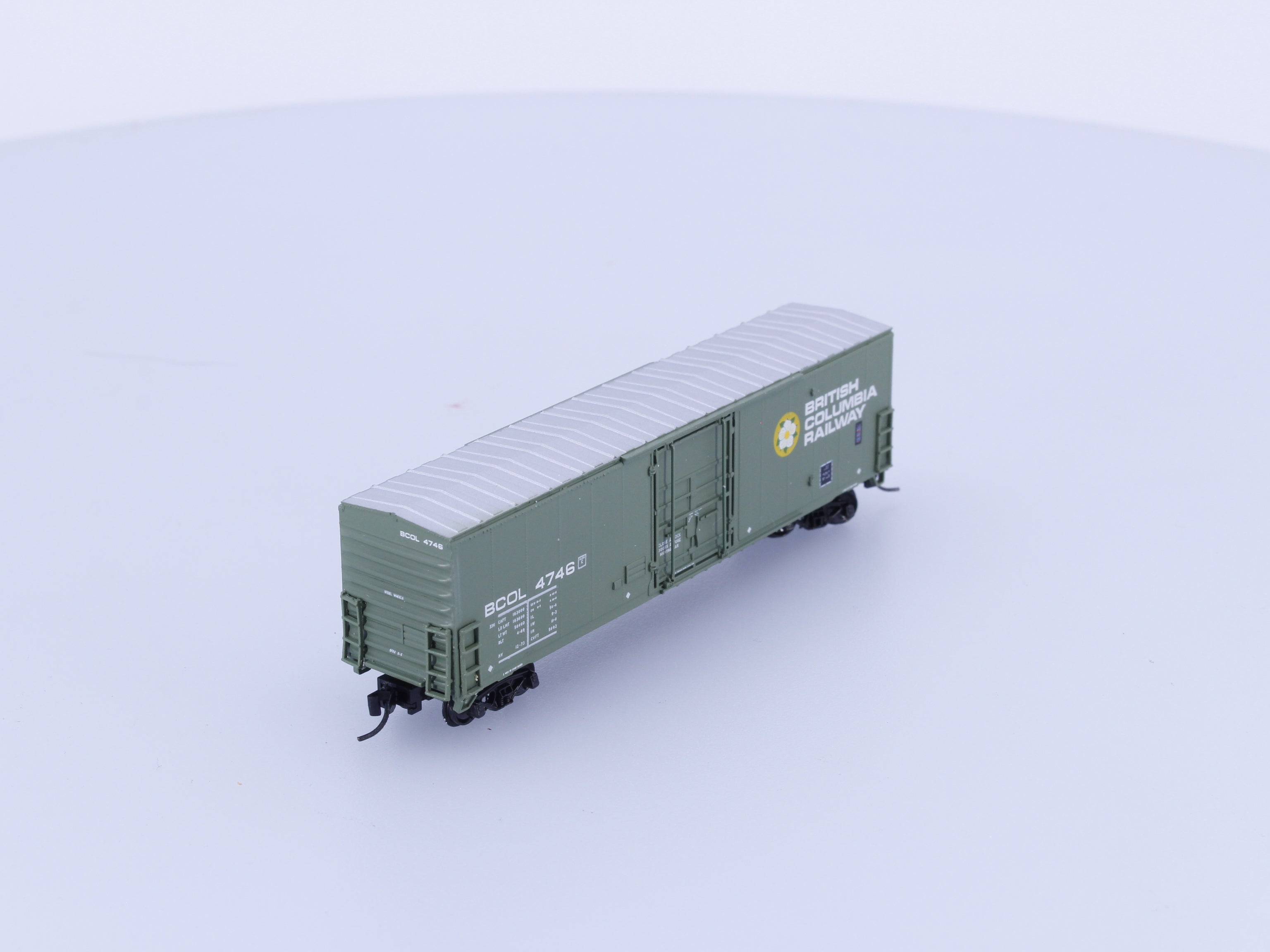 Trueline Trains TLT600088 N 50' Newsprint Car BC Rail (BCOL) 4746