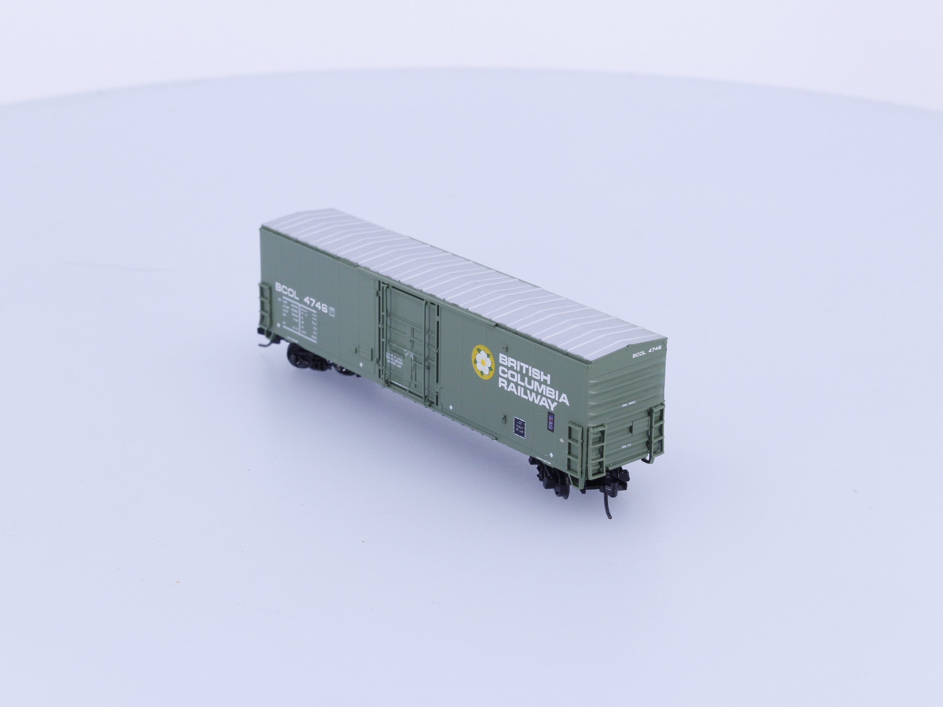 Trueline Trains TLT600088 N 50' Newsprint Car BC Rail (BCOL) 4746