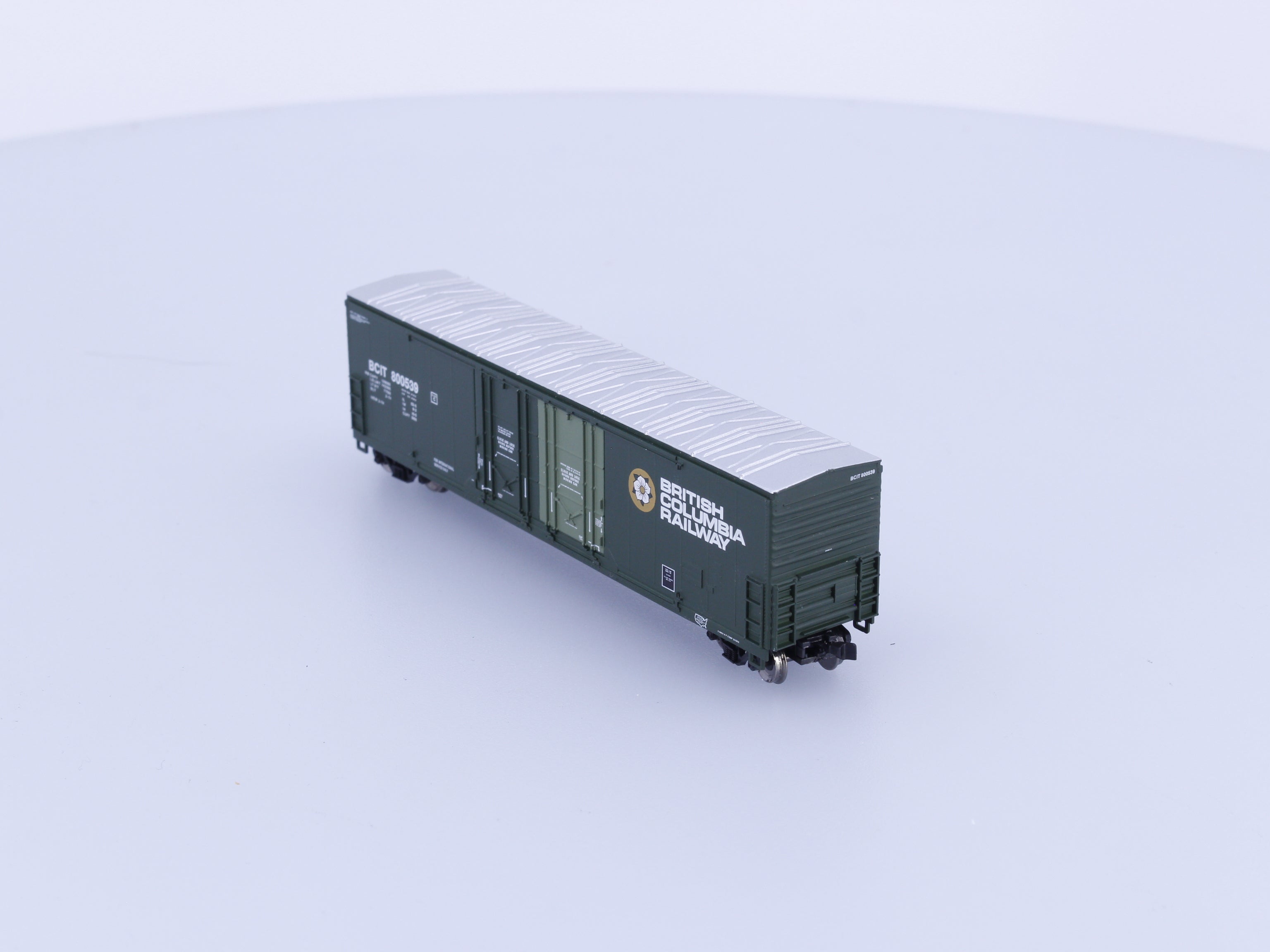 Atlas 50000038 N Evans 53' DPD Box Car BC Rail (BCOL) 800539