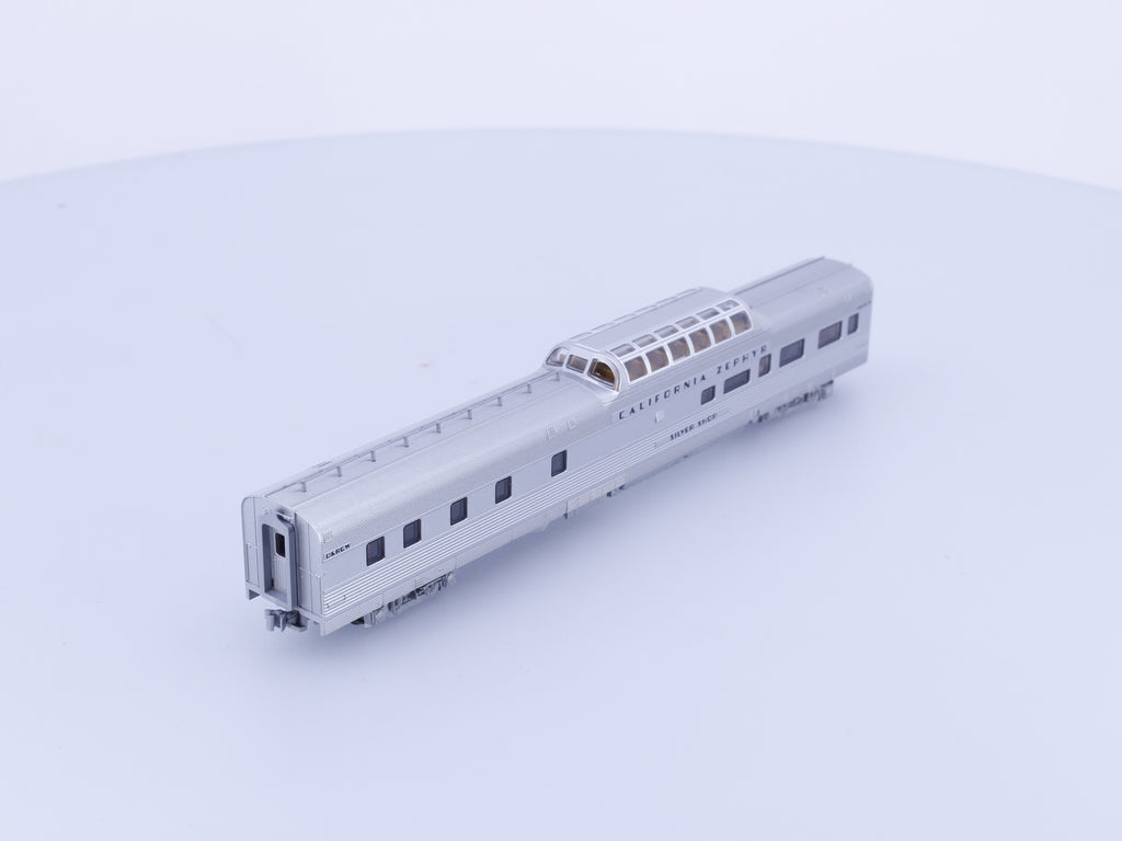 Kato CZDC N Dome Passenger Car California Zephyr Denver and Rio Grande Western (DRGW) Silver Shop