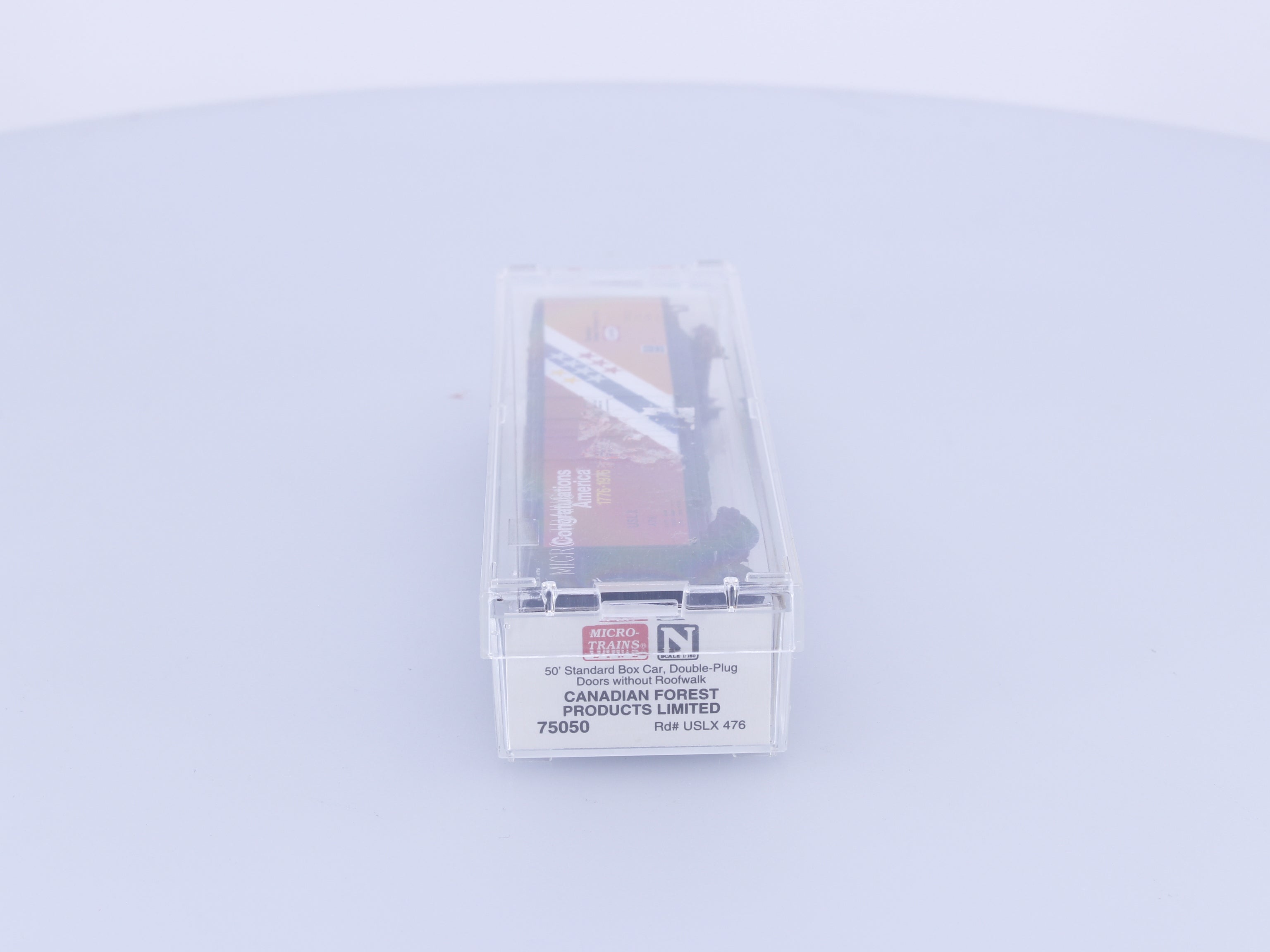 Micro Trains 75050 N Boxcar, 50', Steel Canfor , USLX 476 (#2)