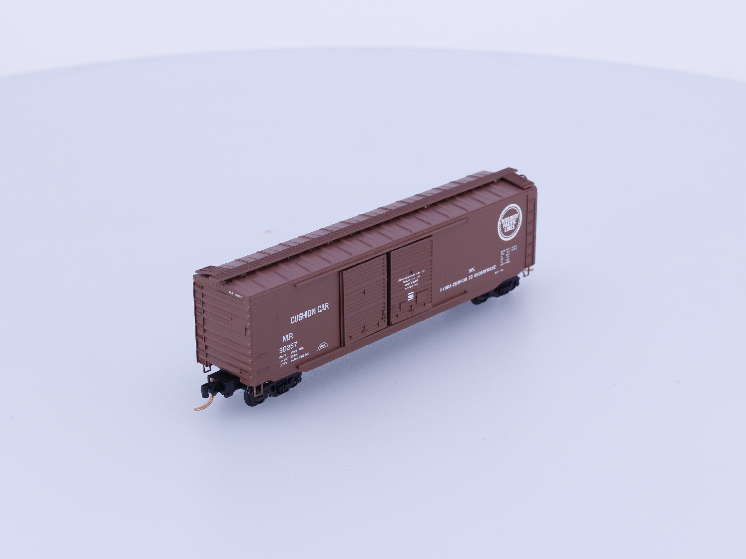 Micro Trains 03400190 N Boxcar, 50', Steel, Double Door Missouri Pacific (MP) 90257