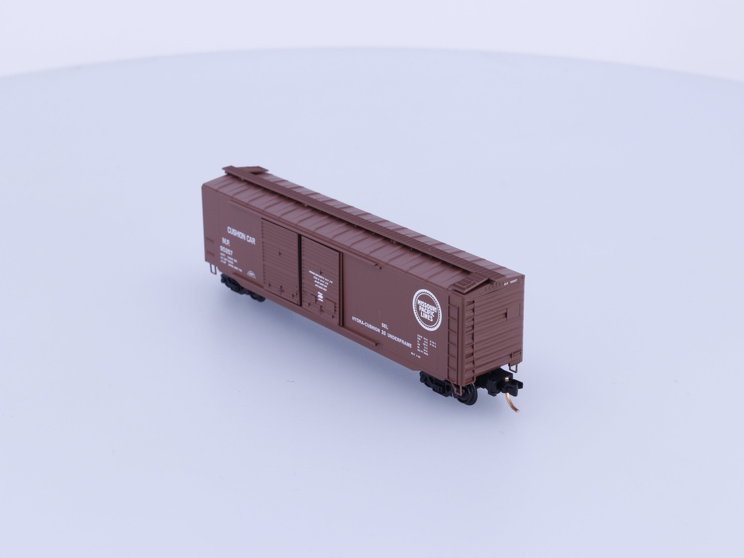 Micro Trains 03400190 N Boxcar, 50', Steel, Double Door Missouri Pacific (MP) 90257