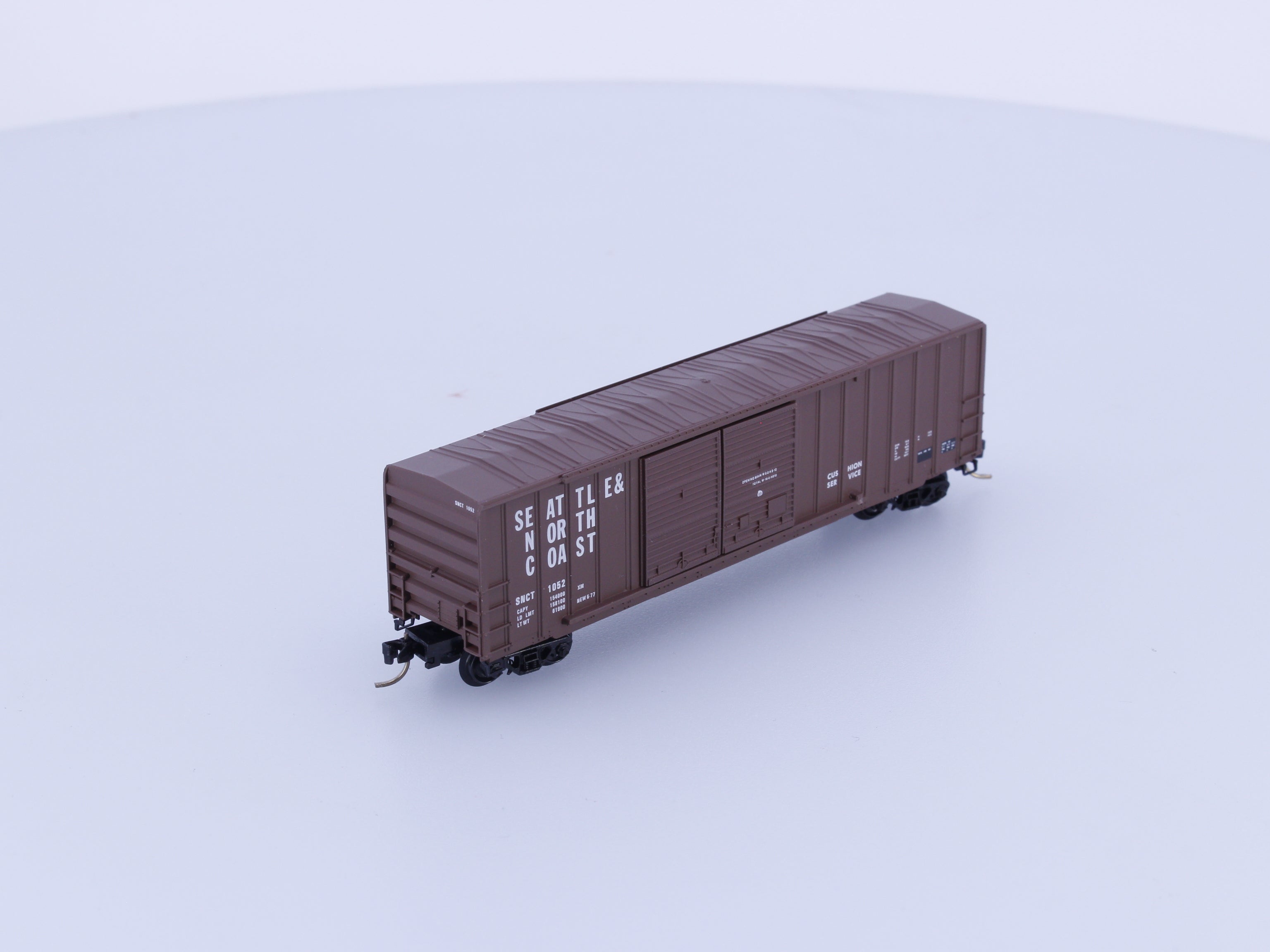 Micro Trains 30160 N Boxcar, 50', Steel Seattle & North Coast , SNCT 1052