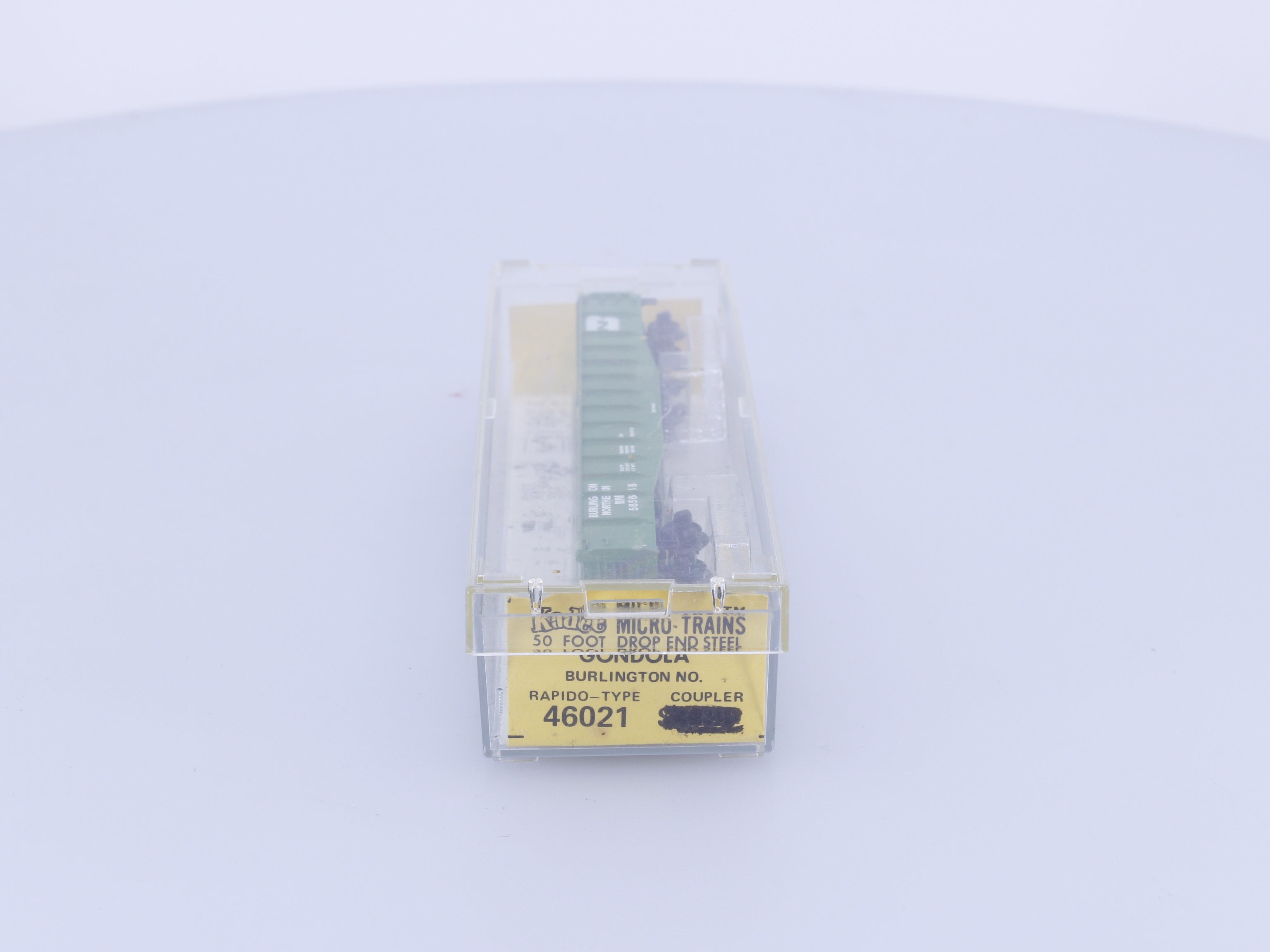 Micro Trains 46021 N 50' Drop End Steel Gondola Burlington Northern (BN) 565638 (#1)