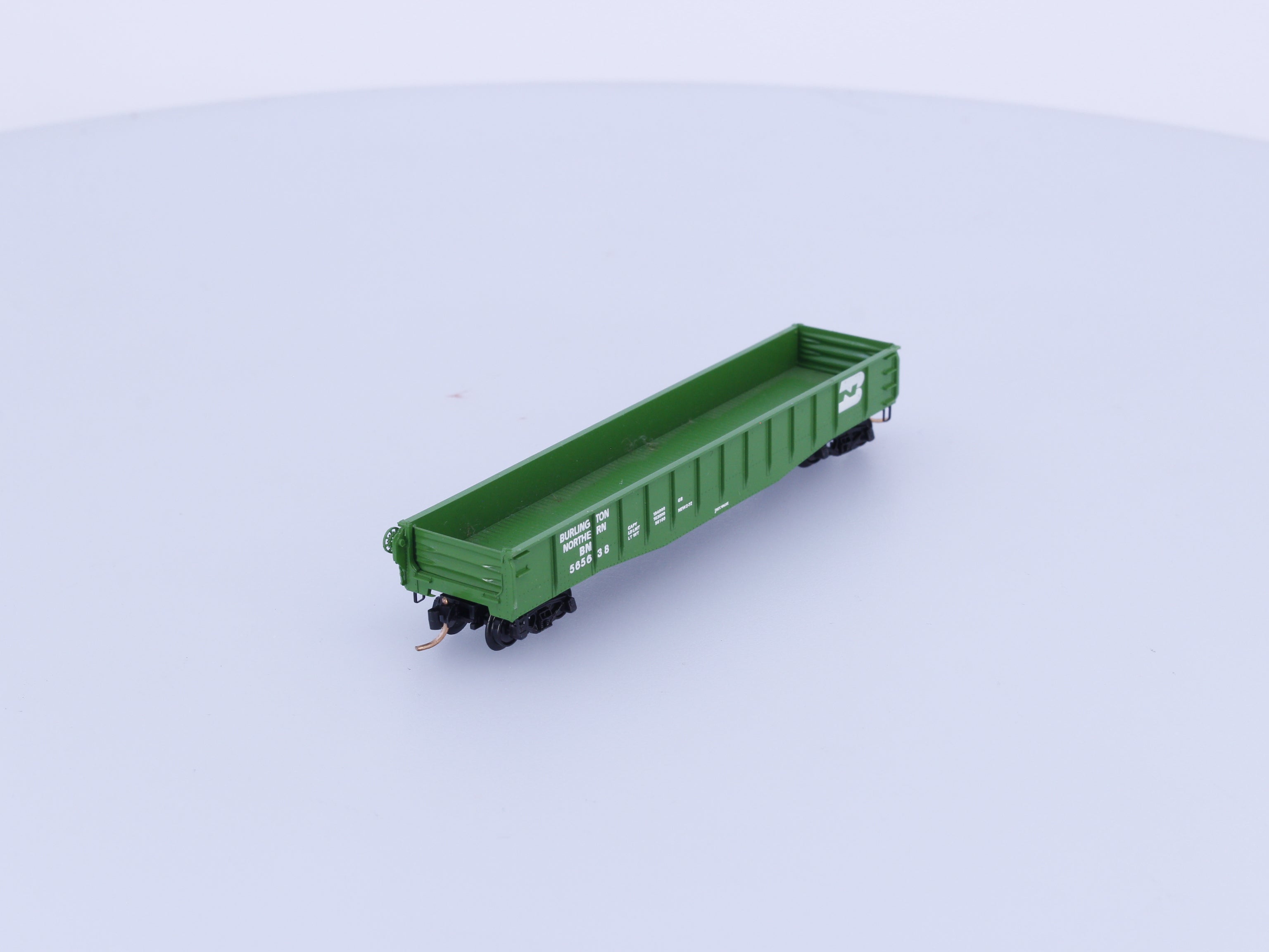 Micro Trains 46021 N 50' Drop End Steel Gondola Burlington Northern (BN) 565638 (#1)