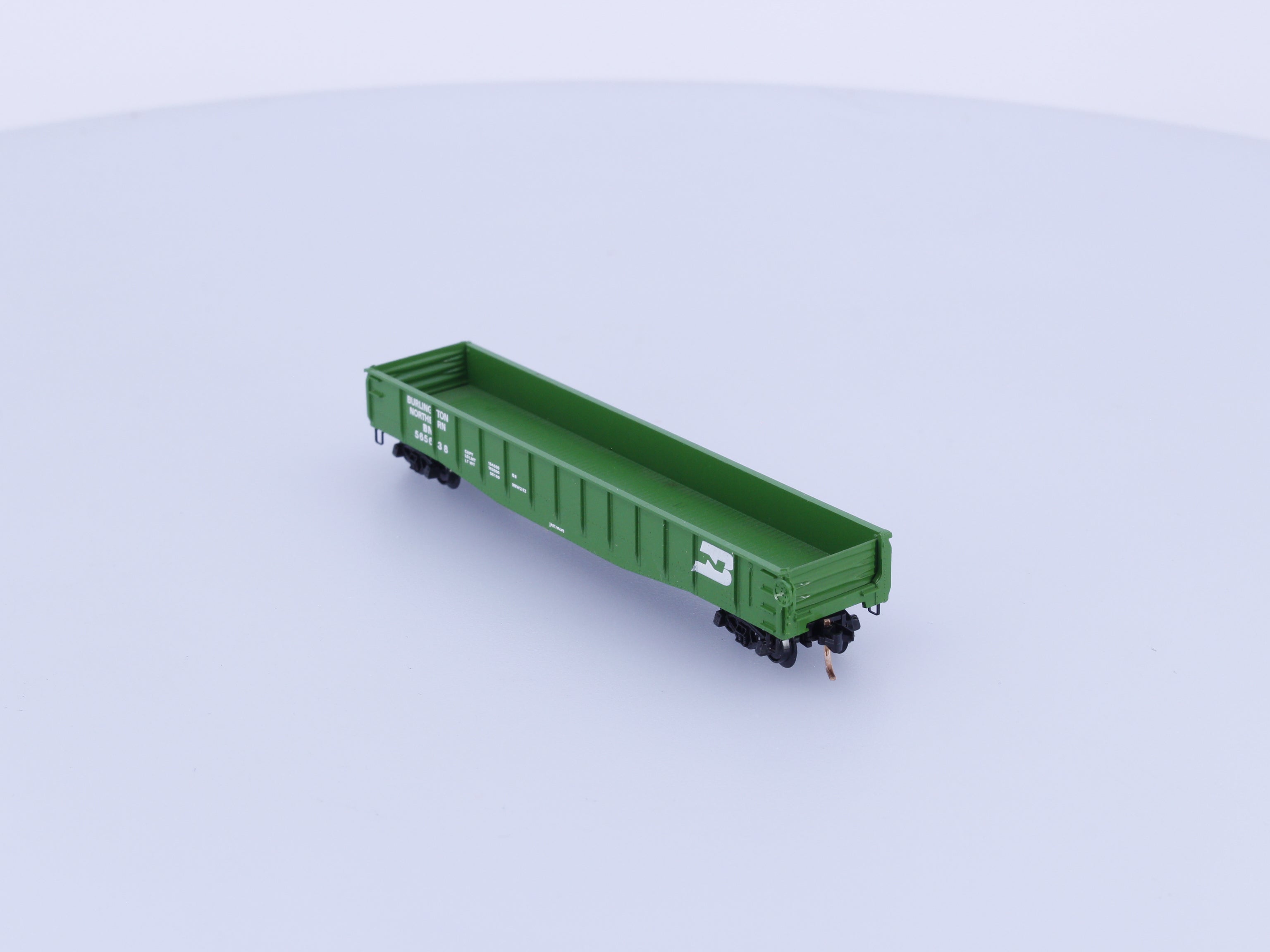 Micro Trains 46021 N 50' Drop End Steel Gondola Burlington Northern (BN) 565638 (#1)