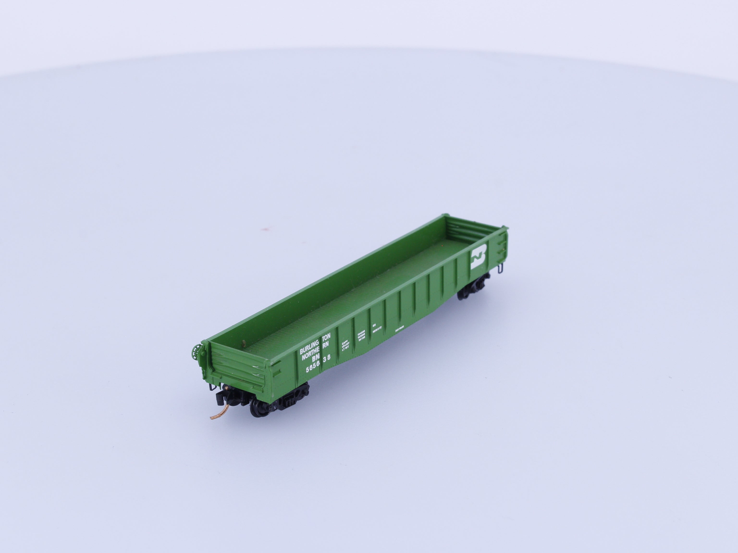 Micro Trains 46021 N 50' Drop End Steel Gondola Burlington Northern (BN) 565638 (#2)