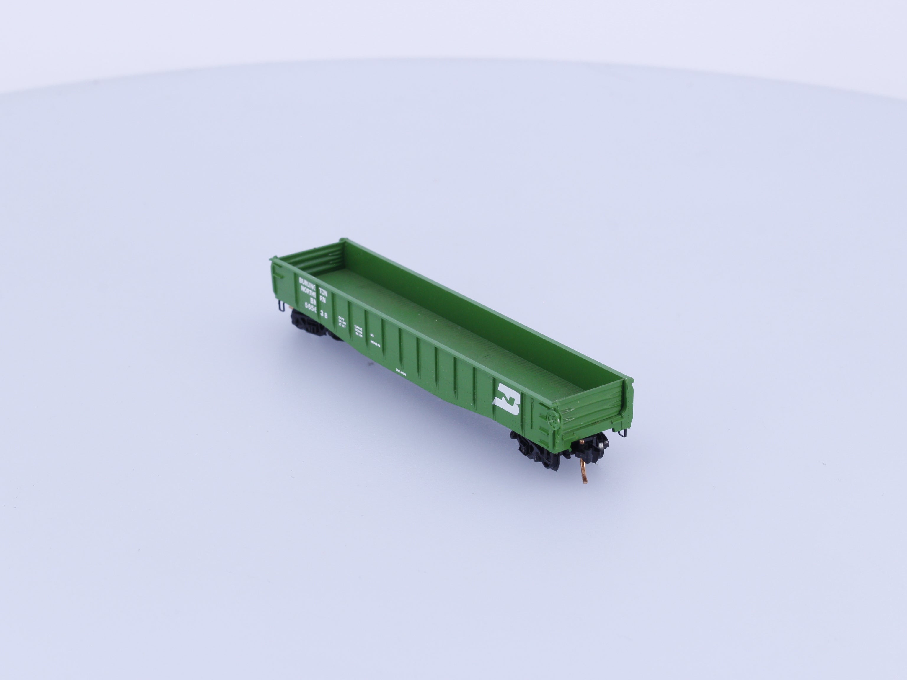 Micro Trains 46021 N 50' Drop End Steel Gondola Burlington Northern (BN) 565638 (#2)