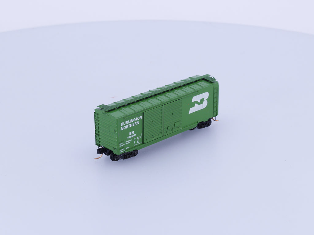 Micro Trains 23231-1 N 40' Standard Box Car Double Door Burlington Northern (BN) 198961