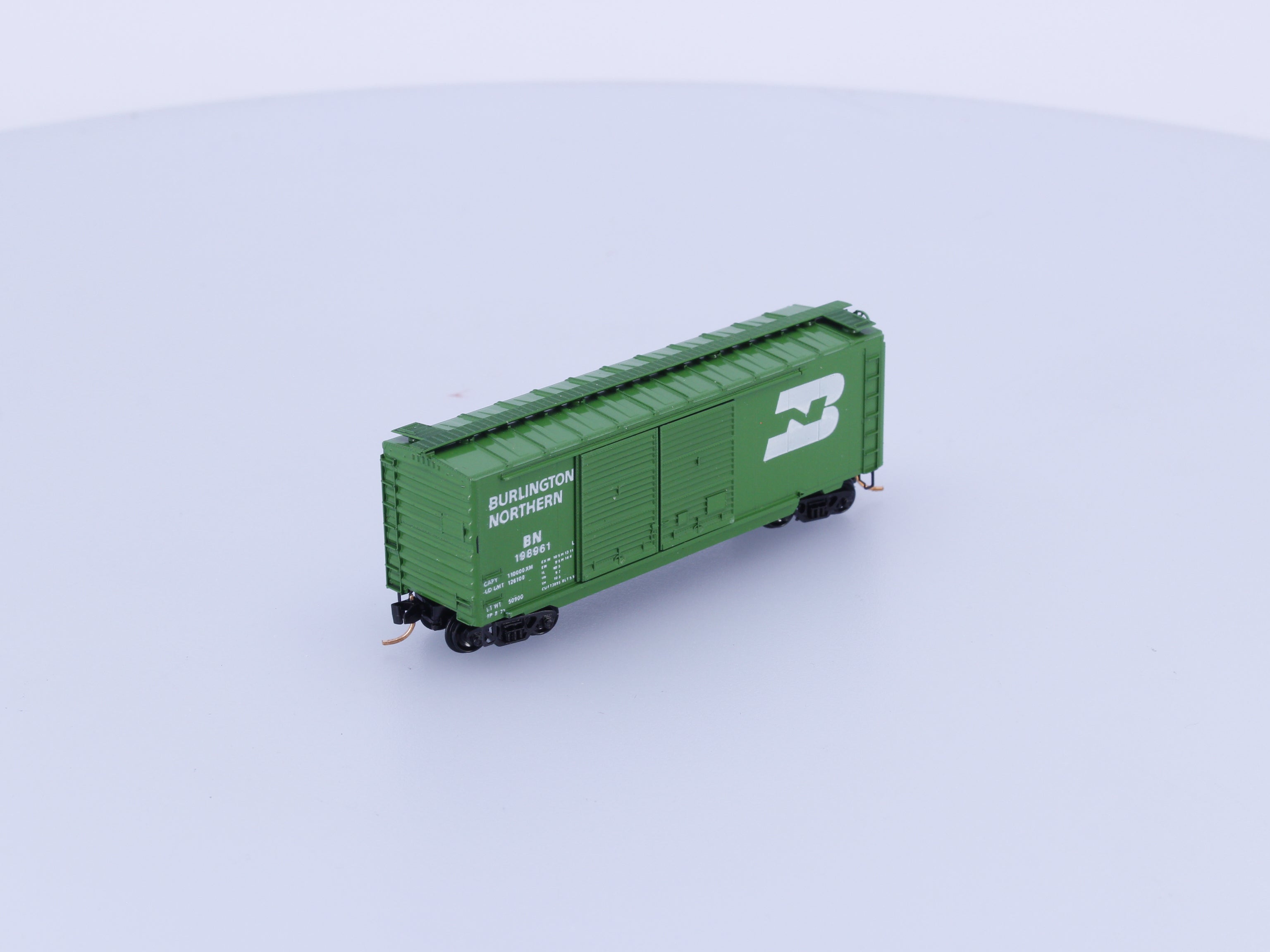 Micro Trains 23231-1 N 40' Standard Box Car Double Door Burlington Northern (BN) 198961