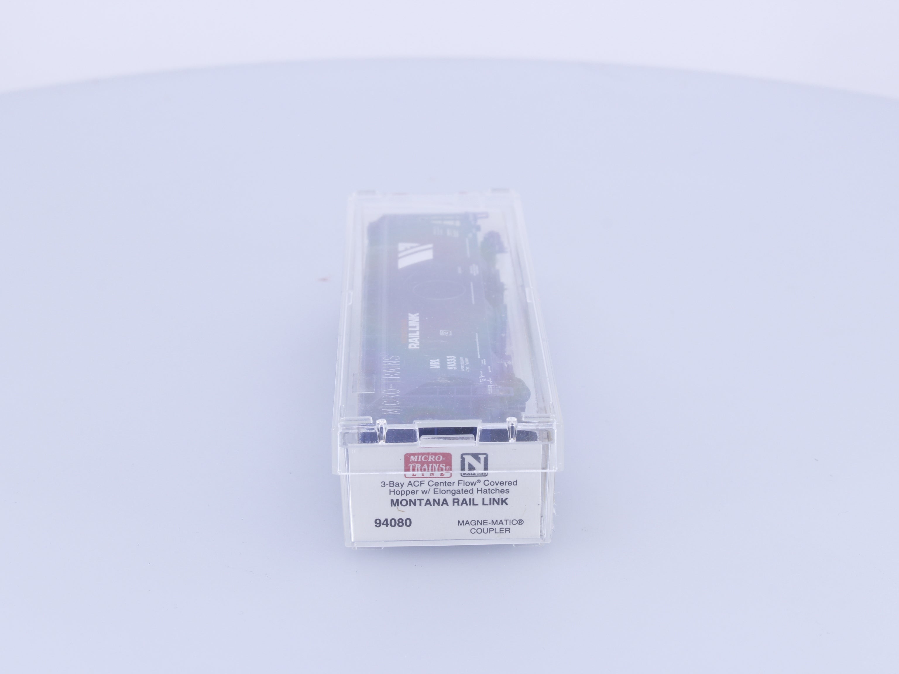 Micro Trains 94080 N Covered Hopper, 3-Bay, ACF 4650 Montana Rail Link (MRL) 51033