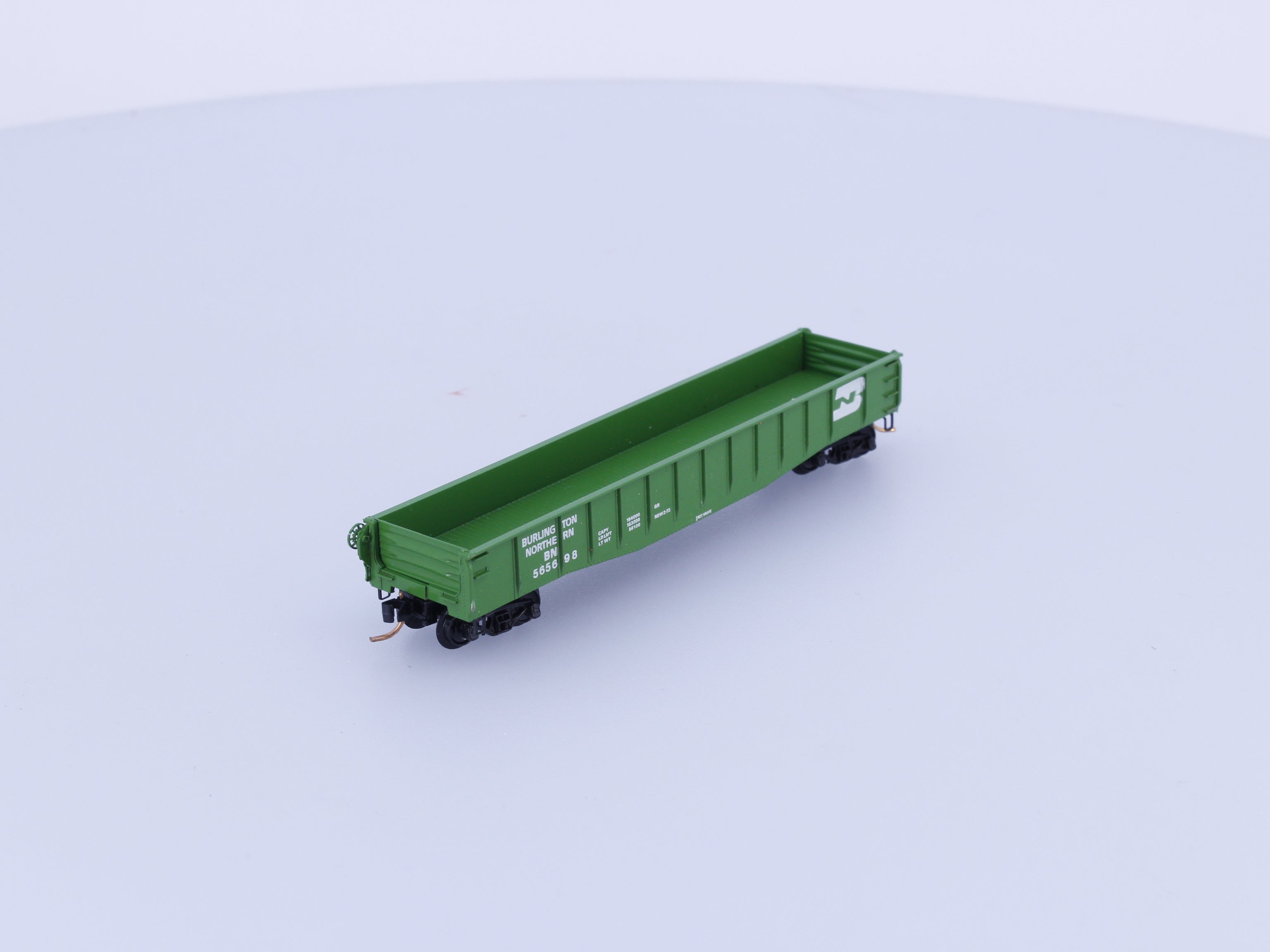Micro Trains 46021 N 50' Drop End Steel Gondola Burlington Northern (BN) 565698 (#2)