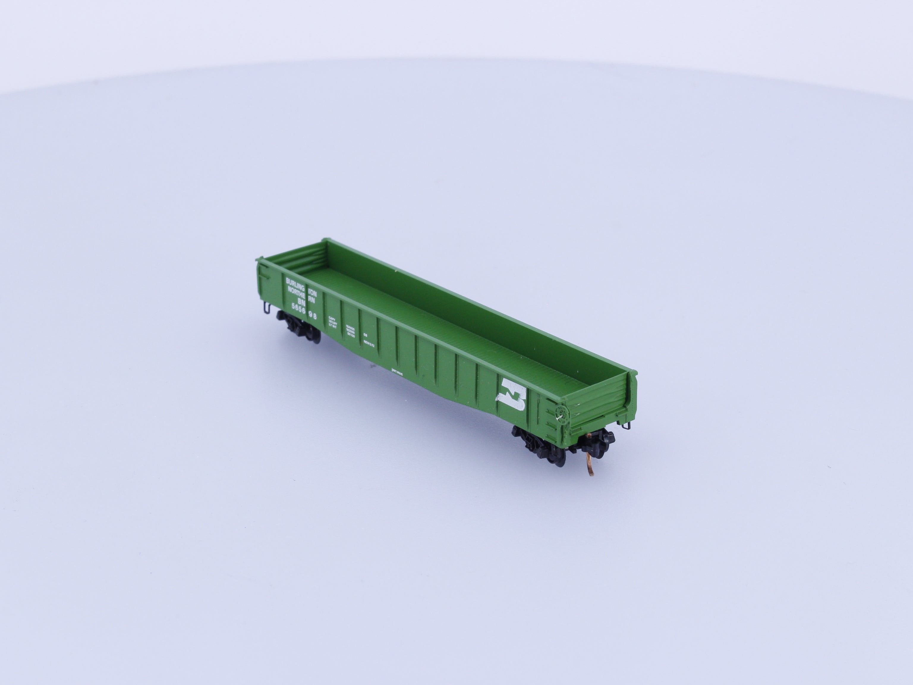 Micro Trains 46021 N 50' Drop End Steel Gondola Burlington Northern (BN) 565698 (#2)
