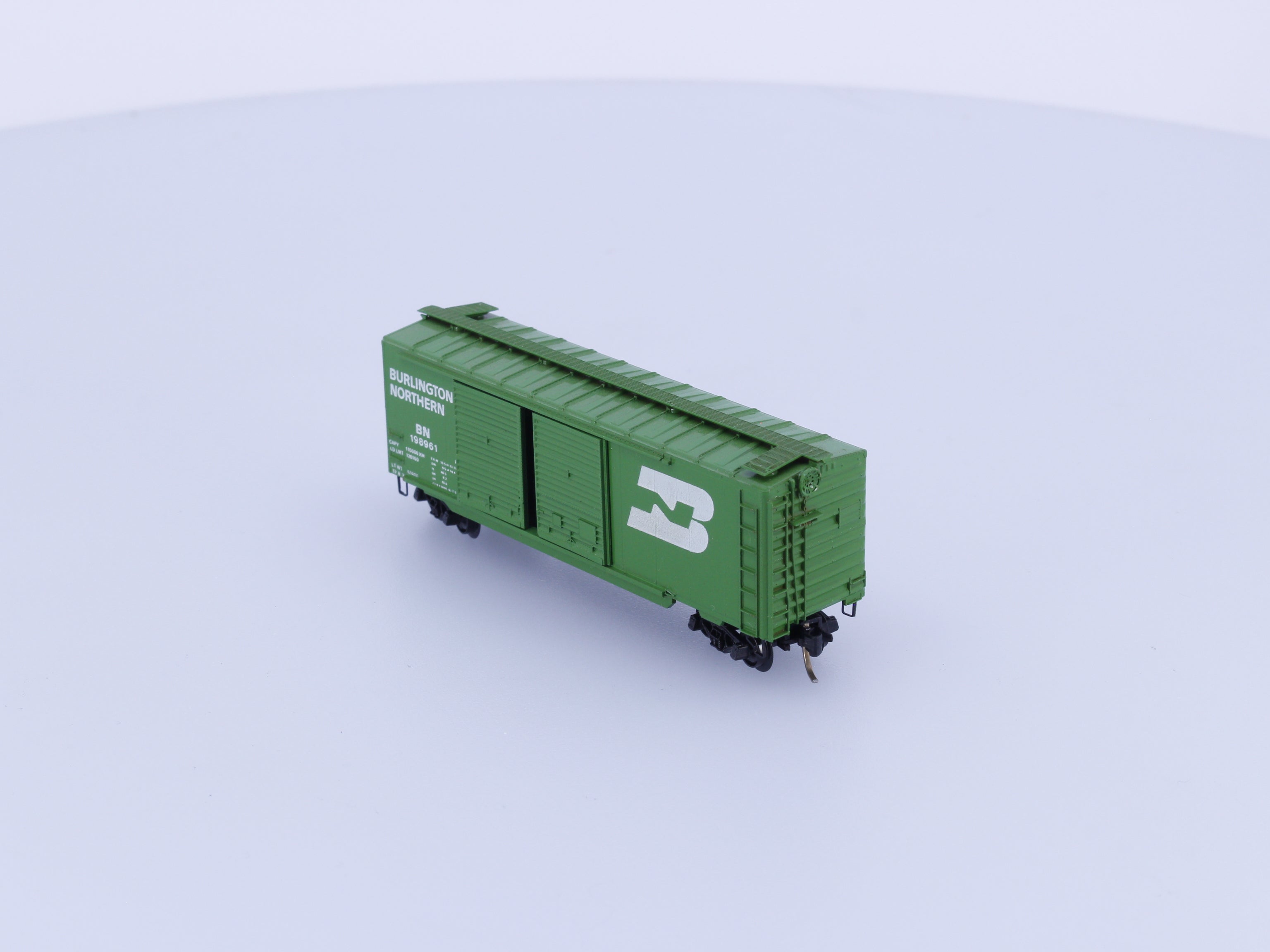 Micro Trains 23231 N 40' Standard Box Car Double Doors Burlington Northern (BN) 198961
