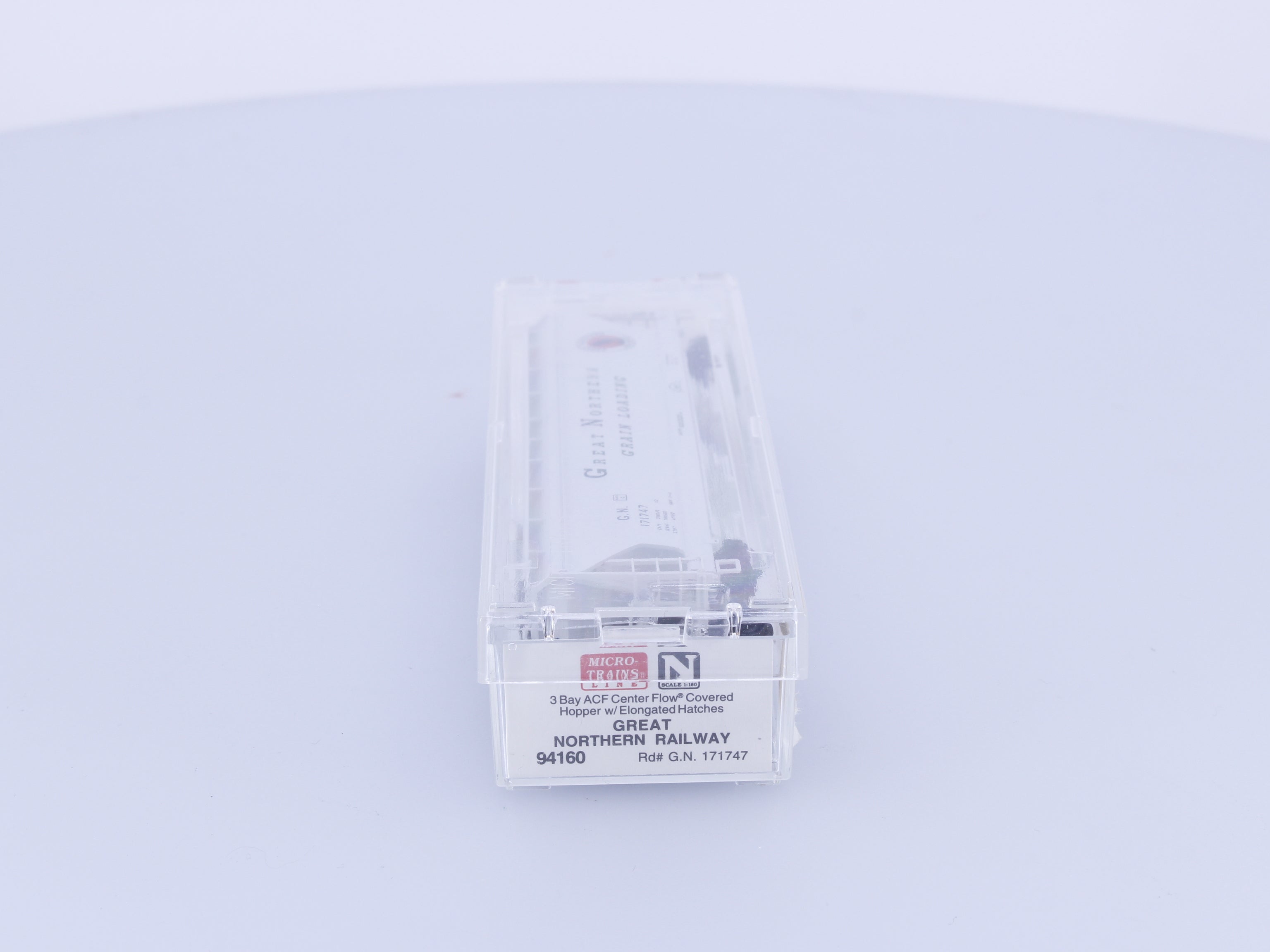Micro Trains 94160 N Covered Hopper, 3-Bay, ACF 4650 Great Northern (GN) 171747