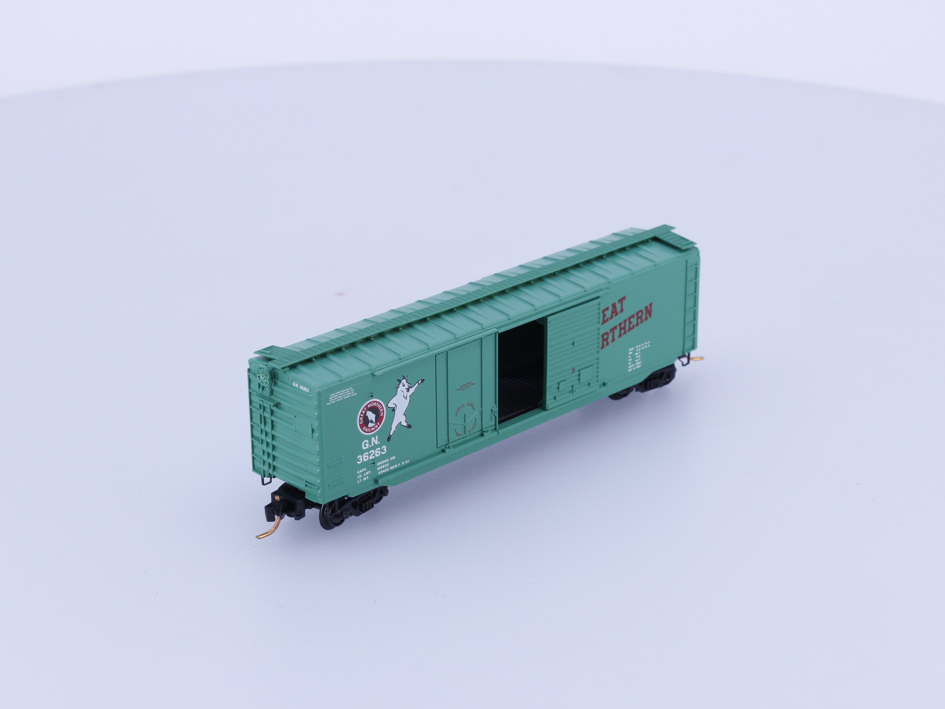 Micro Trains 33120 N Boxcar, 50', Steel Great Northern (GN) 36263 (#2)