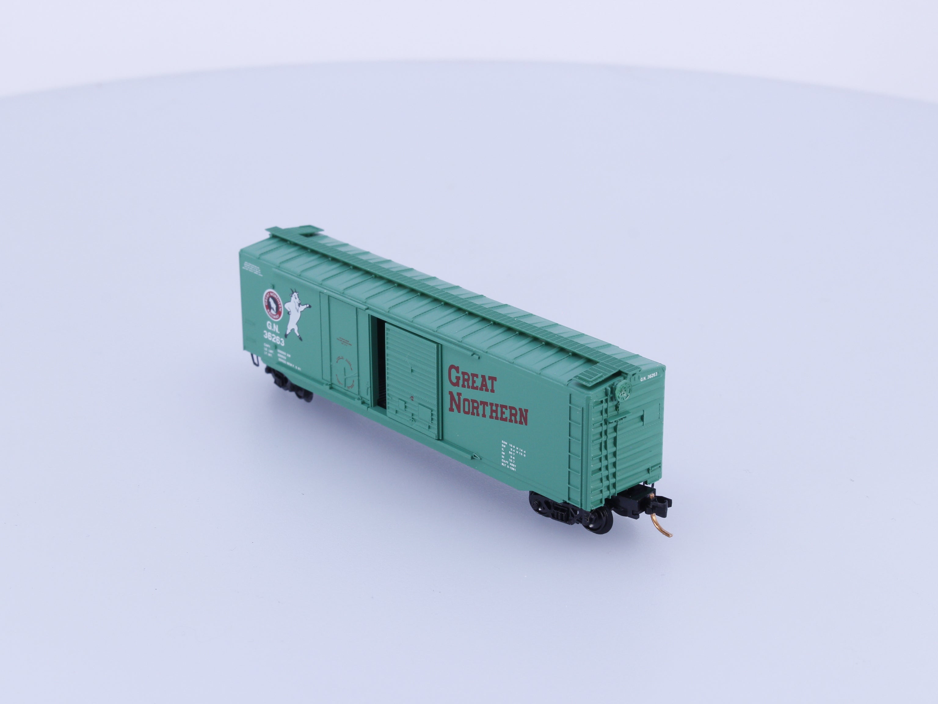 Micro Trains 33120 N Boxcar, 50', Steel Great Northern (GN) 36263 (#2)