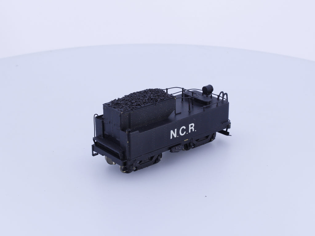 Brass TENDER HO Brass NCR Tender Painted Black 104 Analog DC