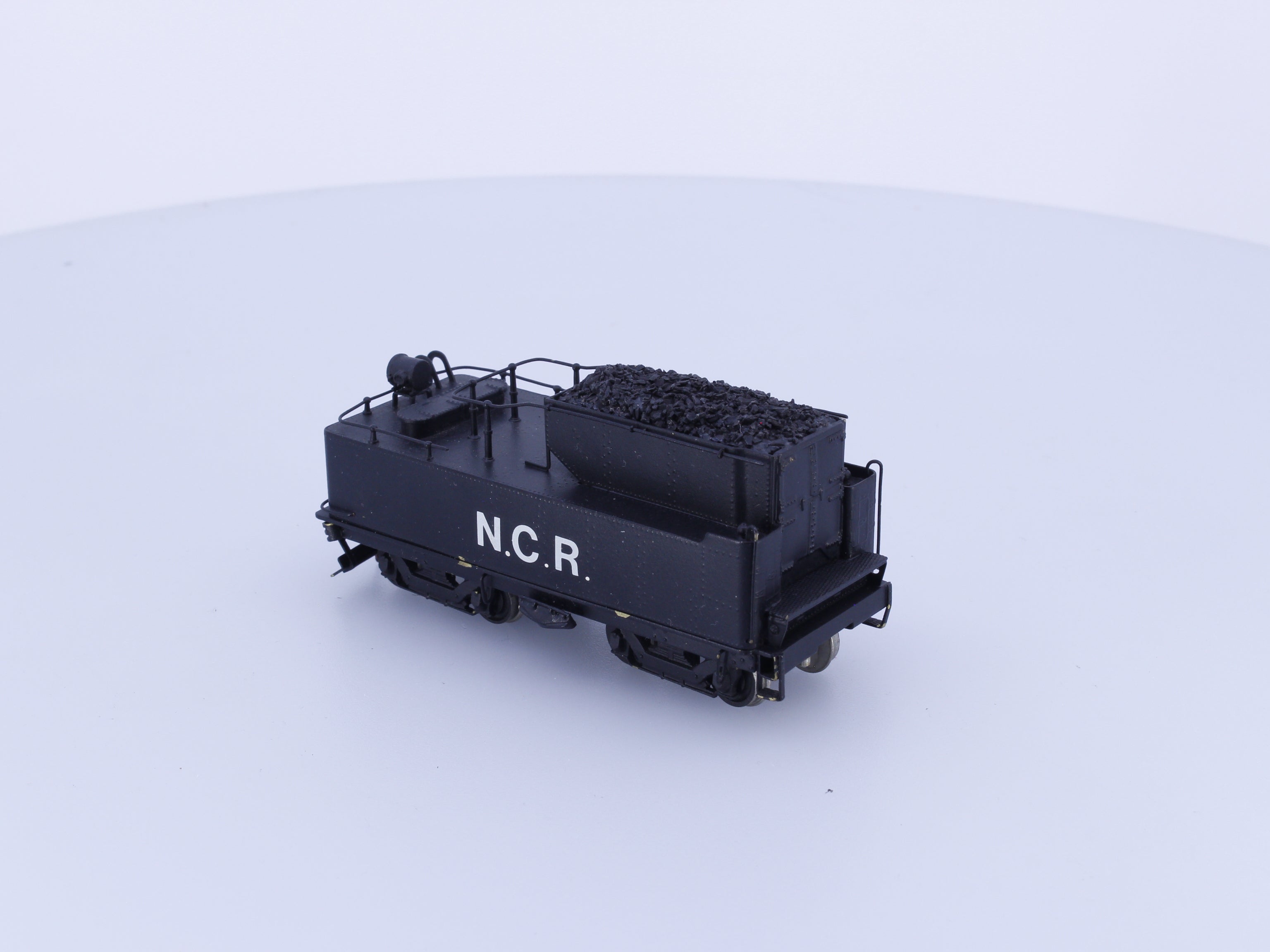 Brass TENDER HO Brass NCR Tender Painted Black 104 Analog DC