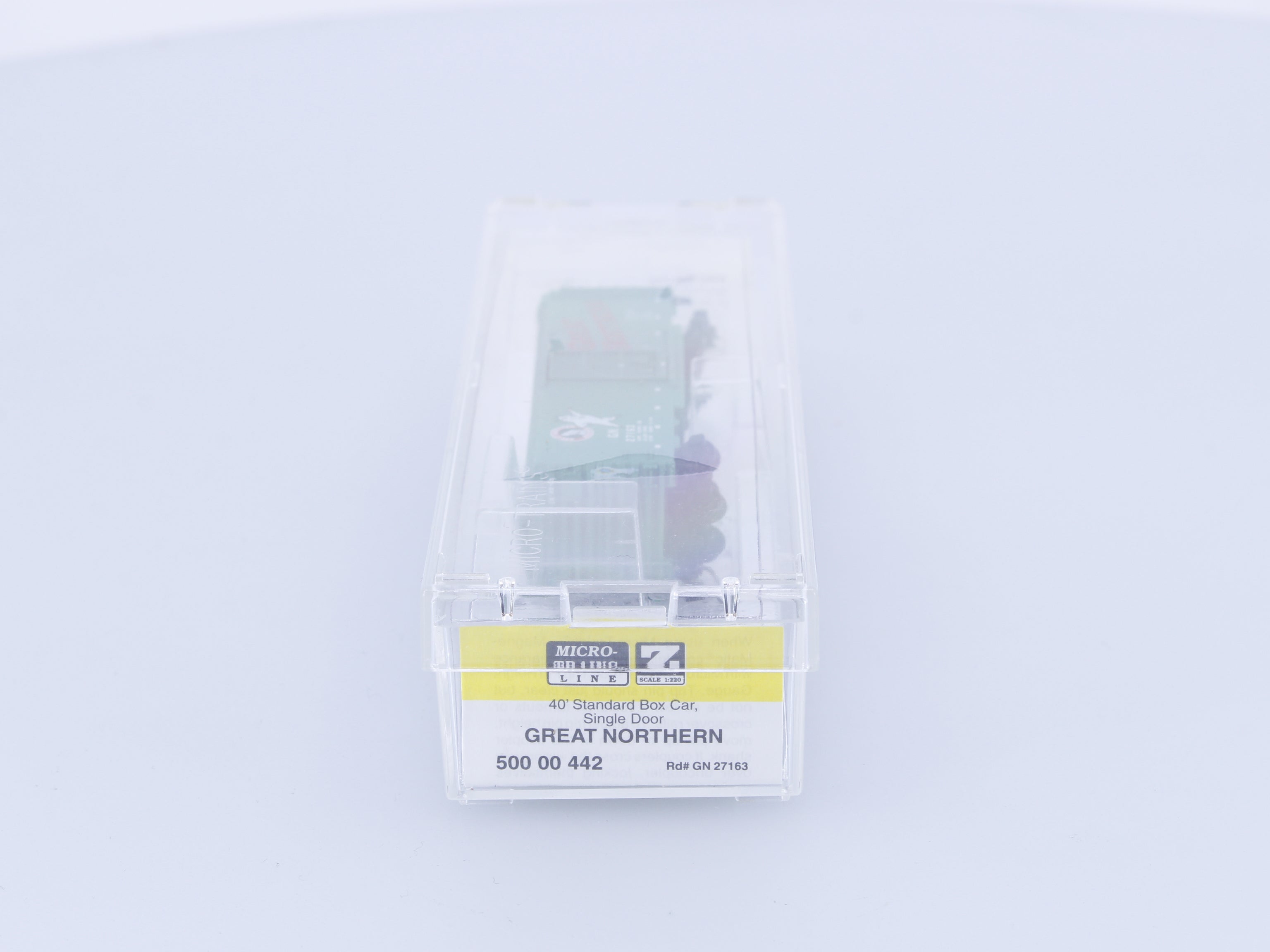 Micro Trains 500 00 442 Z 40' Standard Box Car Single Door Great Northern (GN) 27163