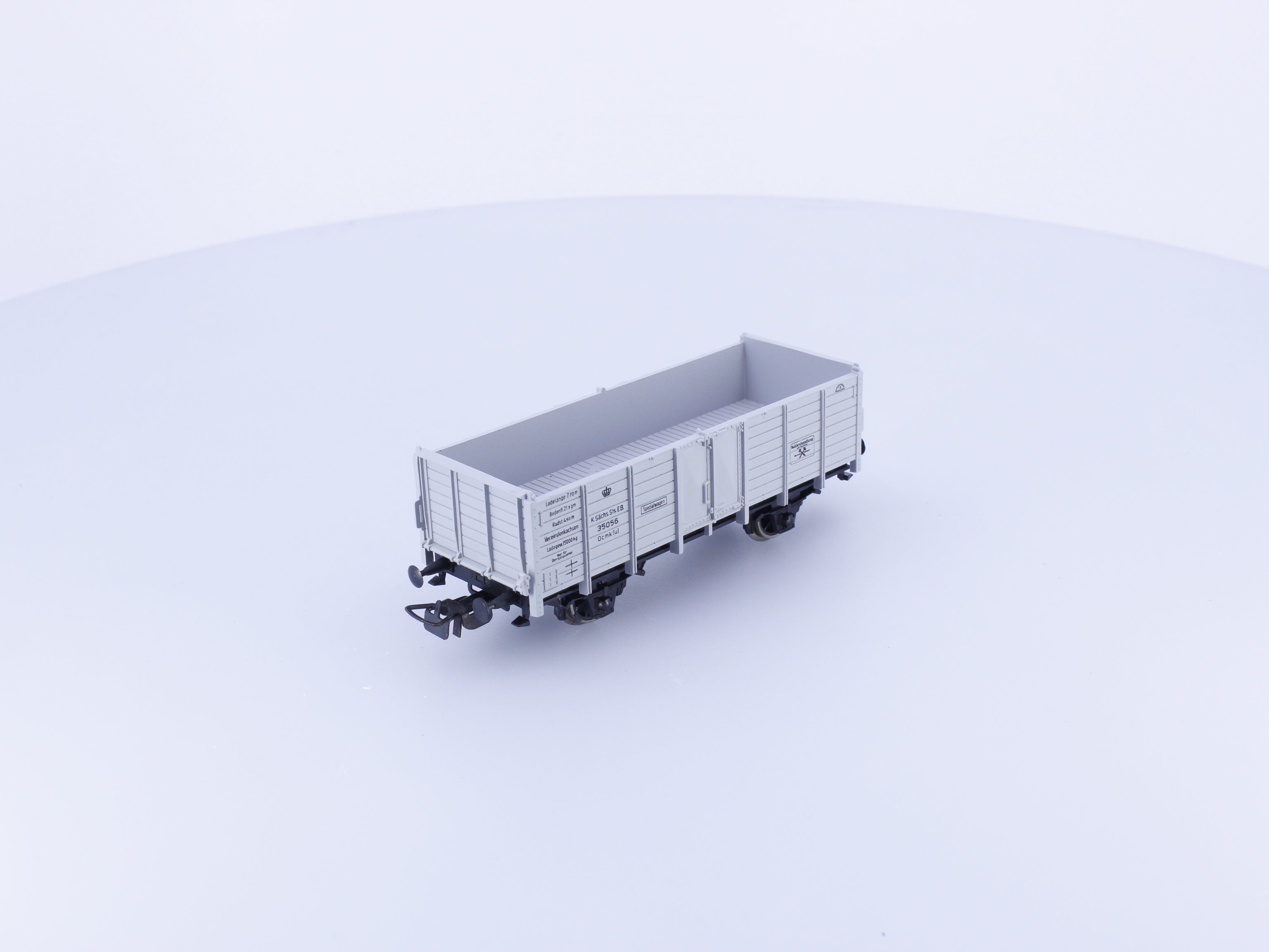 Piko 5/6437/016 HO KSachsStsEB Guterwagen Low Side Gondola 35056