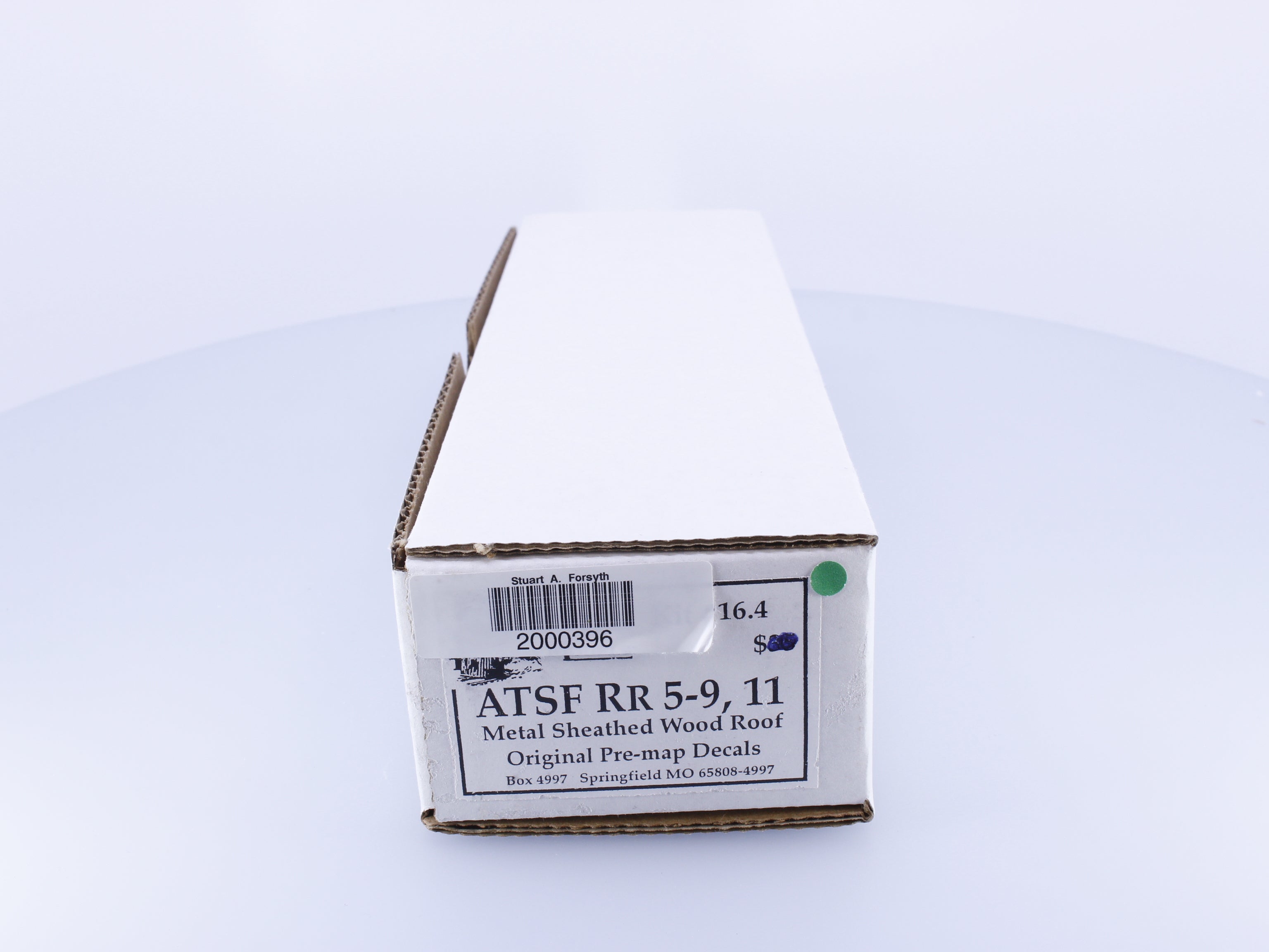 Sunshine Models 16.4 HO Metal Sheathed Wood Roof Boxcar Kit Atchison Topeka and Santa Fe (ATSF)