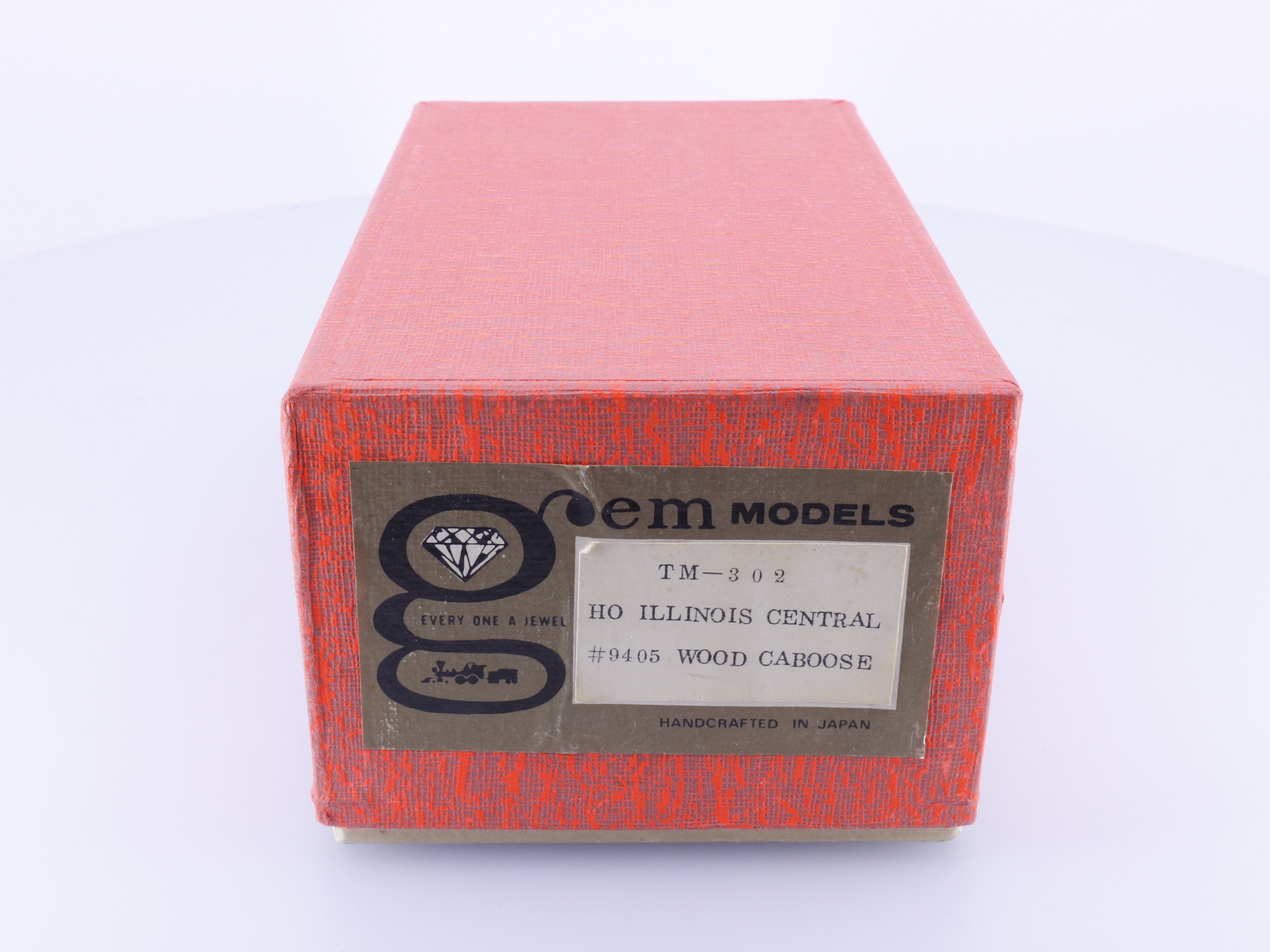 Gem Models TM302 HO Brass Wood Sided Caboose Illinois Central (IC) 9405
