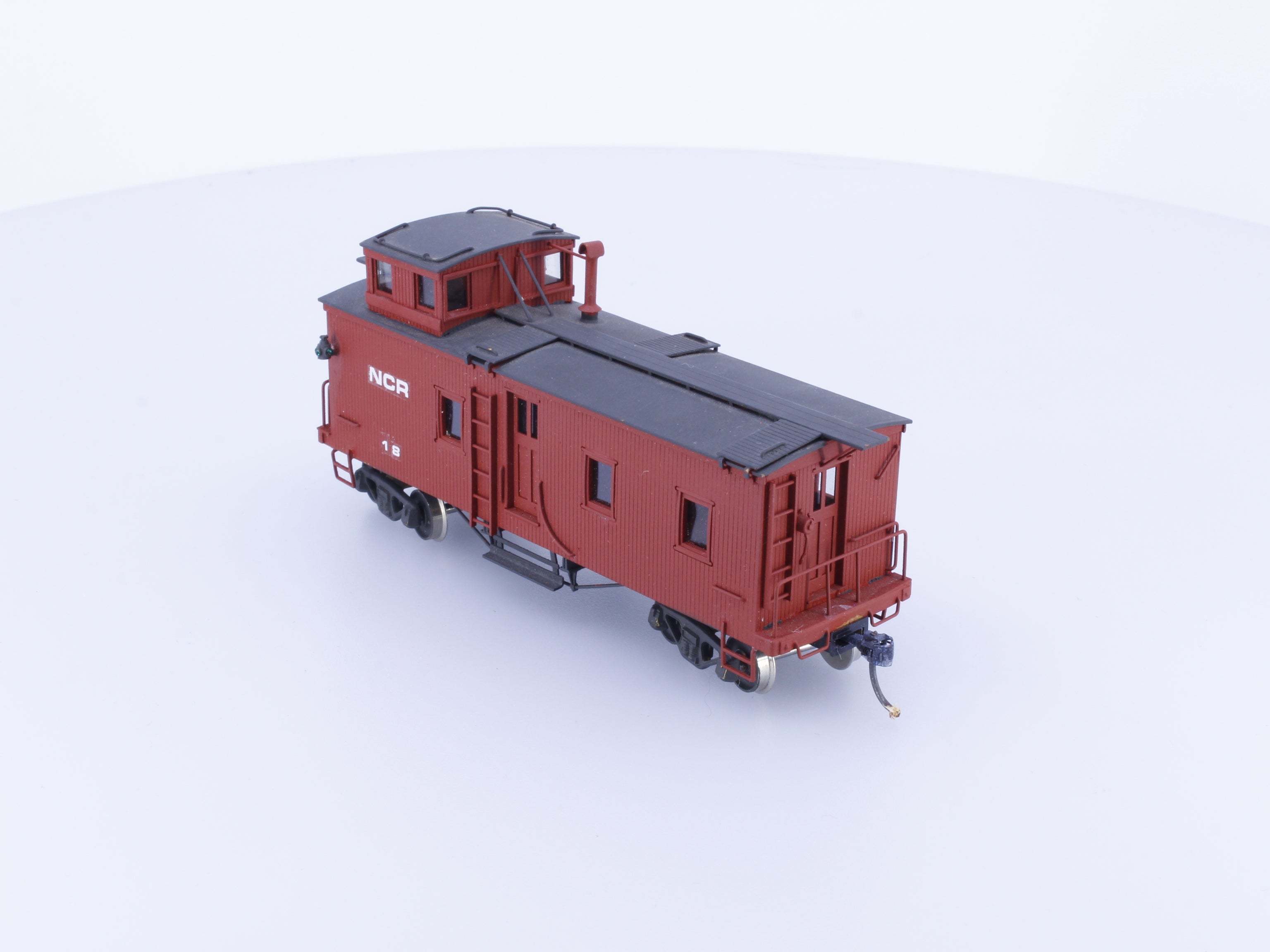 Unknown NCR18 HO Brass Caboose Painted NCR 18