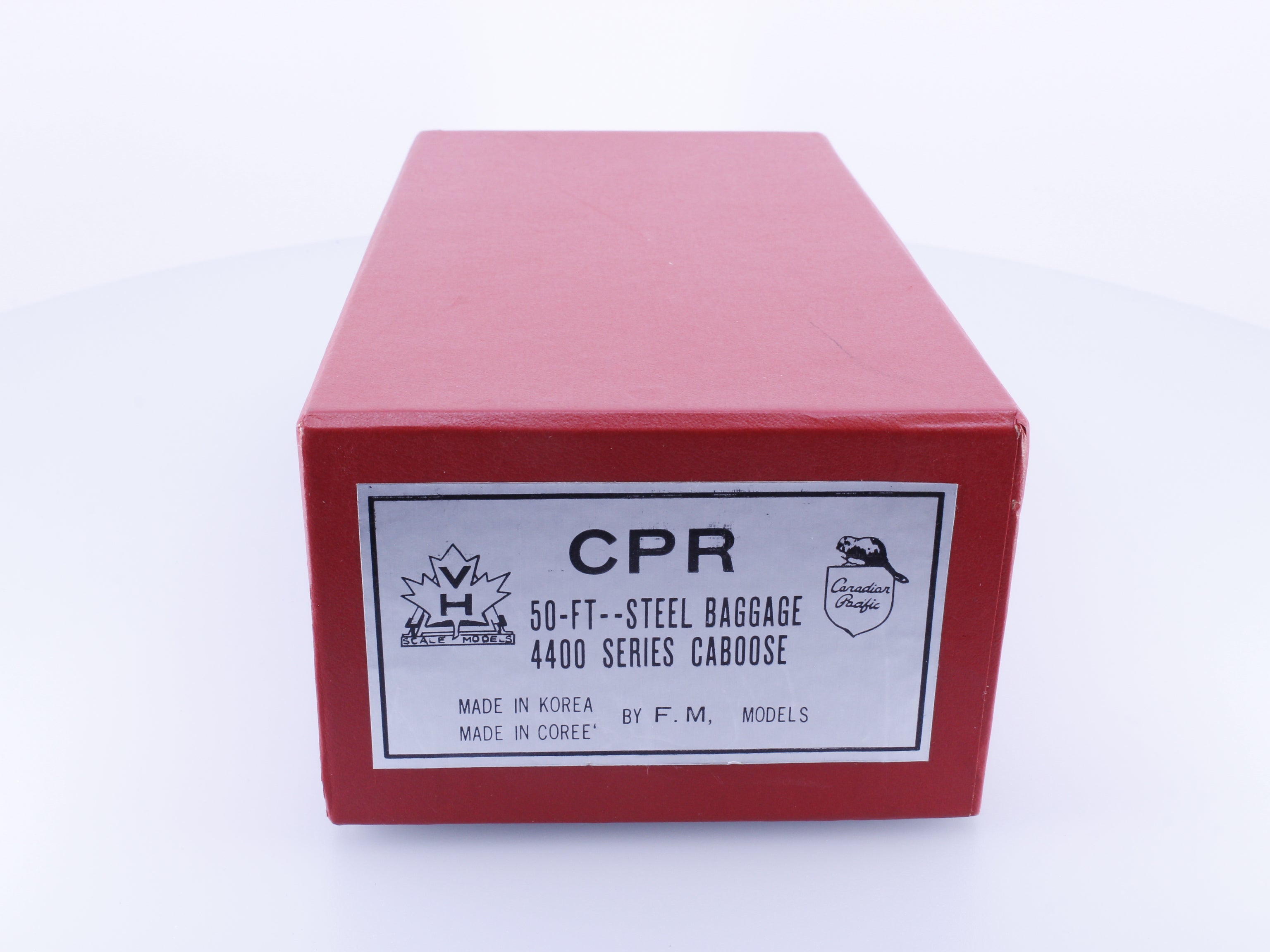 Van Hobbies 50FT4400SC HO Brass 50' Steel Baggage 4400 Series Caboose Canadian Pacific (CP)