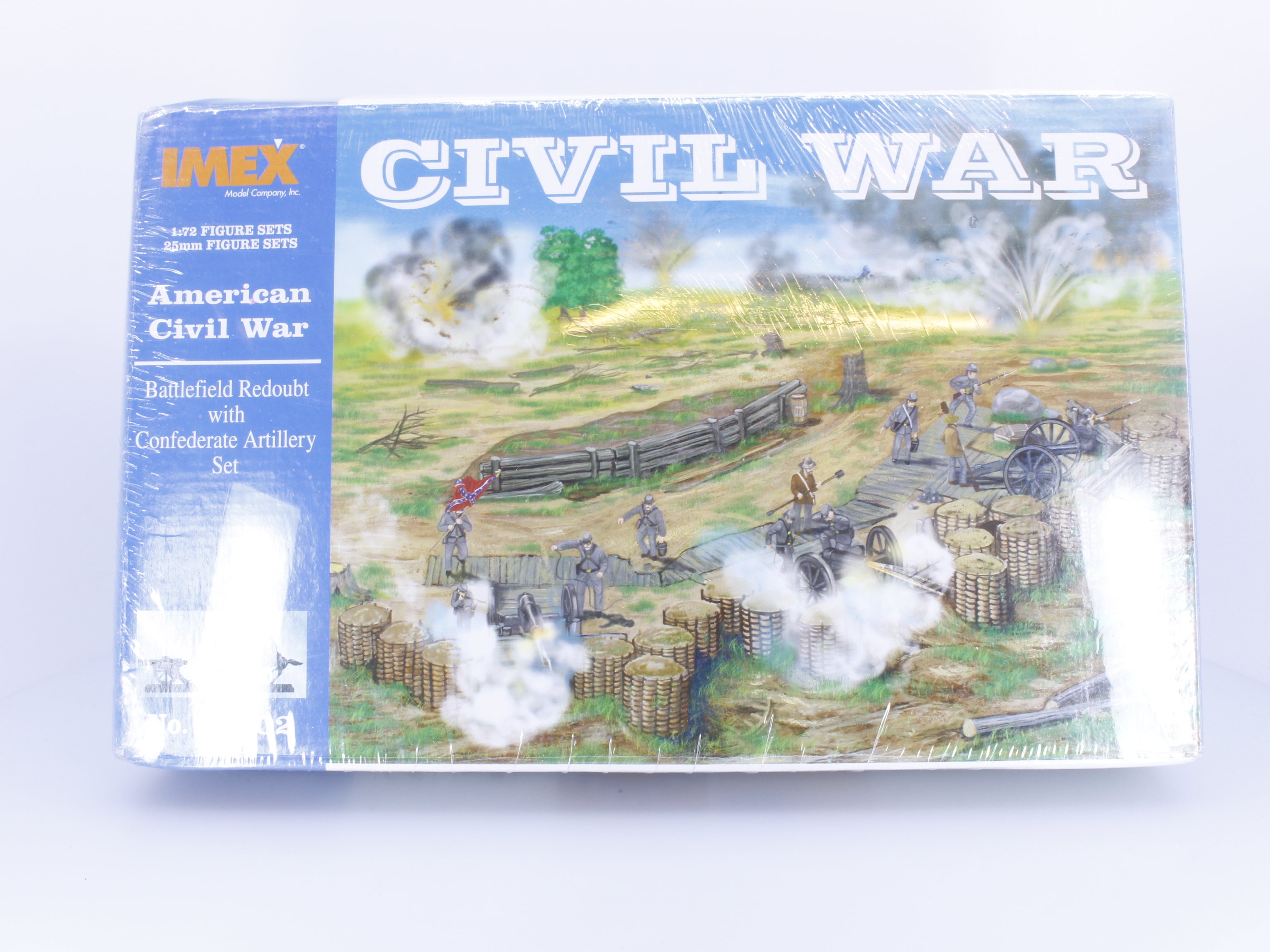 IMEX 72102 OO American Civil War Battlefield Redoubt with Confederate Artillery Set #2