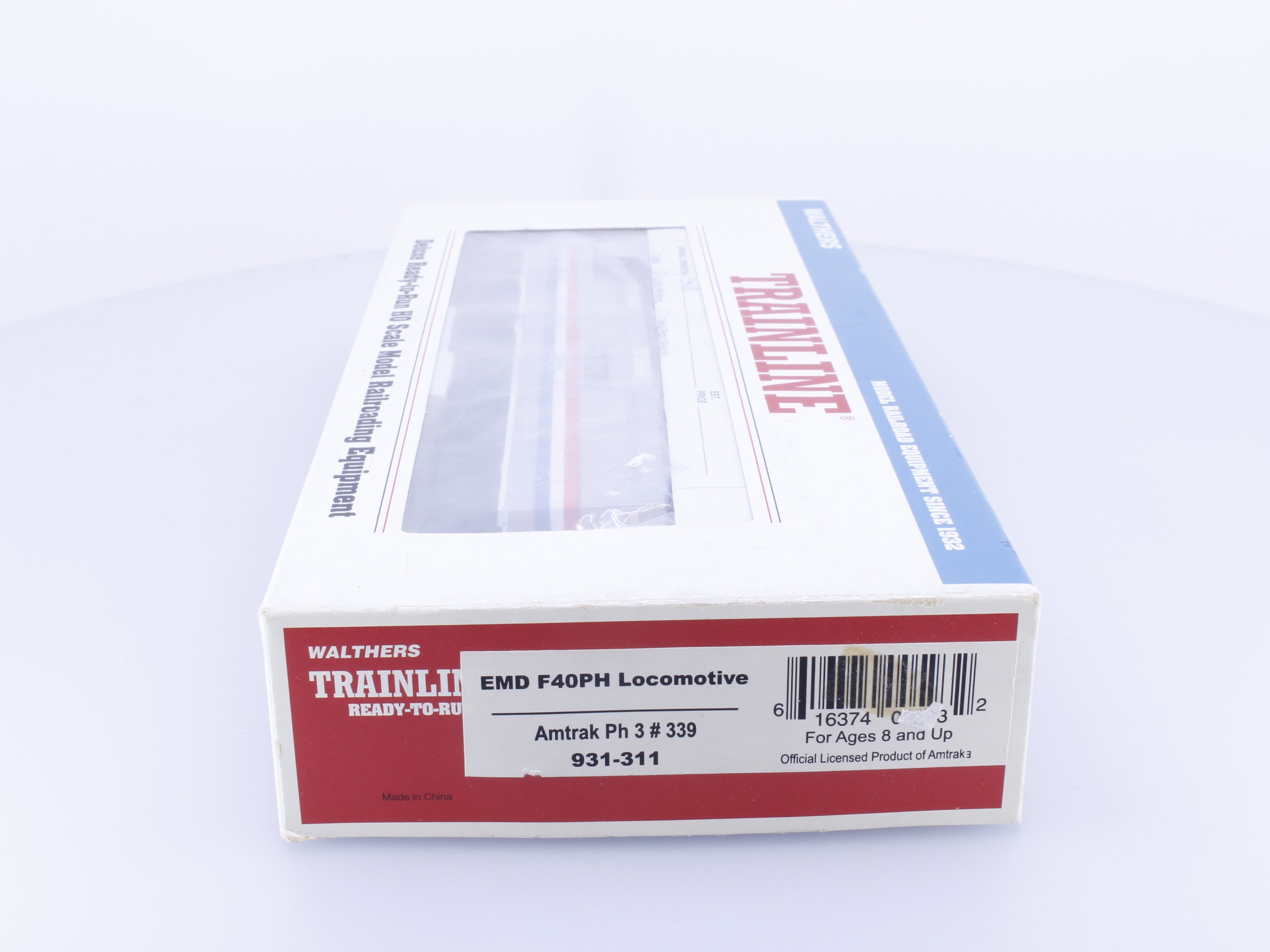 Walthers 931-311 HO Trainline EMD F40PH Diesel Locomotive PH #3 Amtrak (AMTK) 339 Analog DC