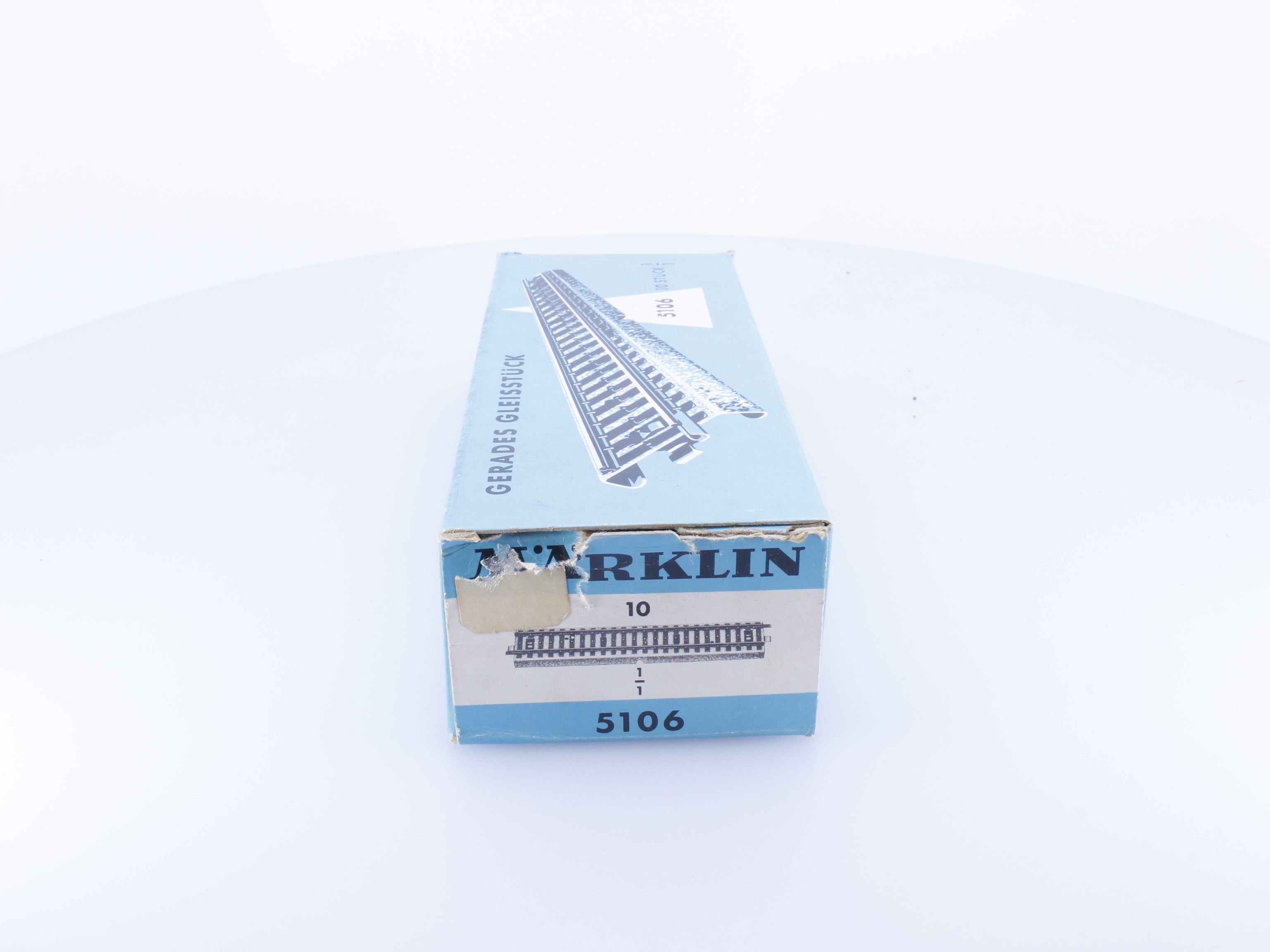 Marklin 5106 HO Straight M Track 10 Pack #7