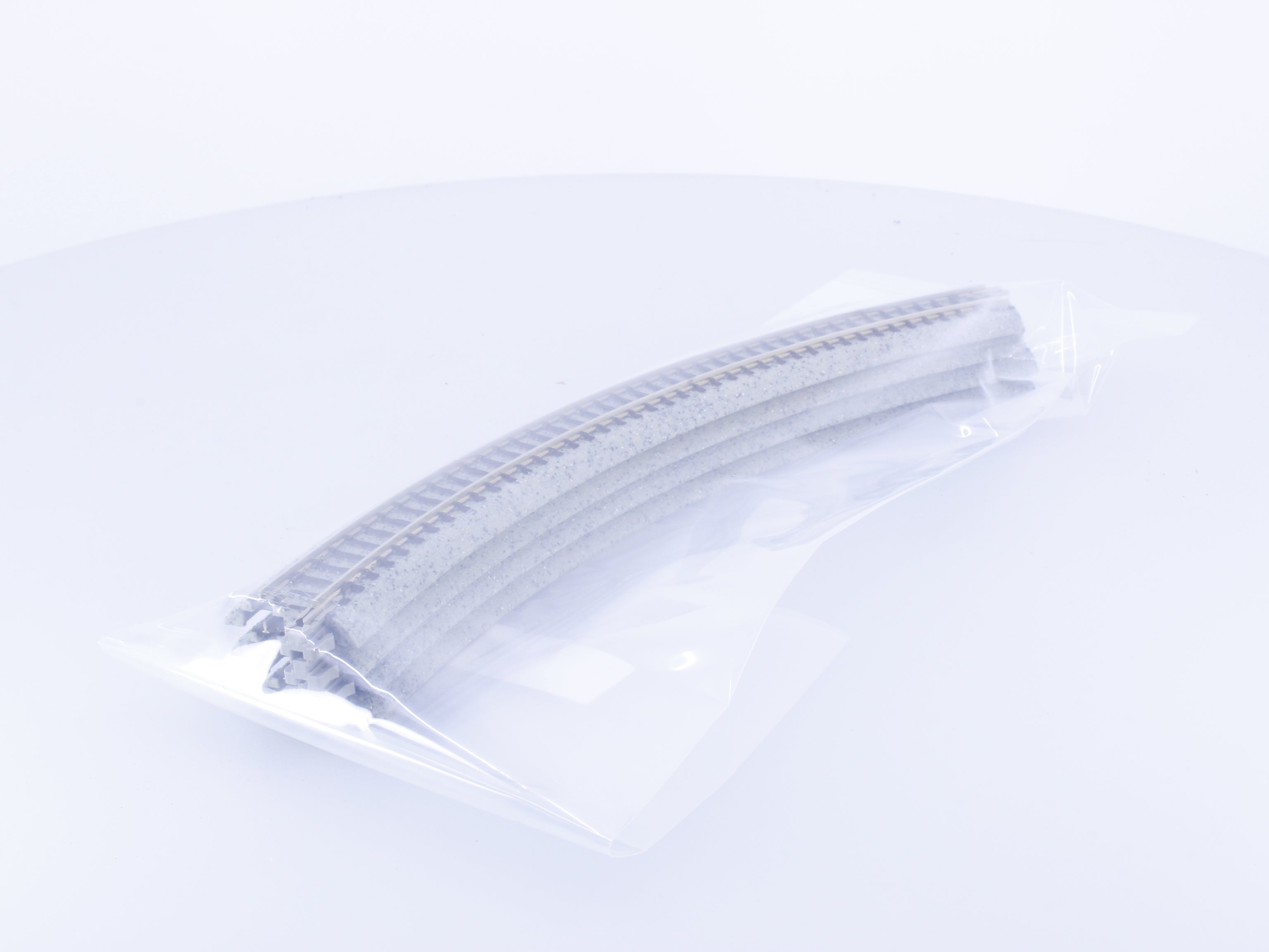 Kato 20110 N Curved Roadbed Track Section - Unitrack - 4 Pack - 45-Degree, 11"