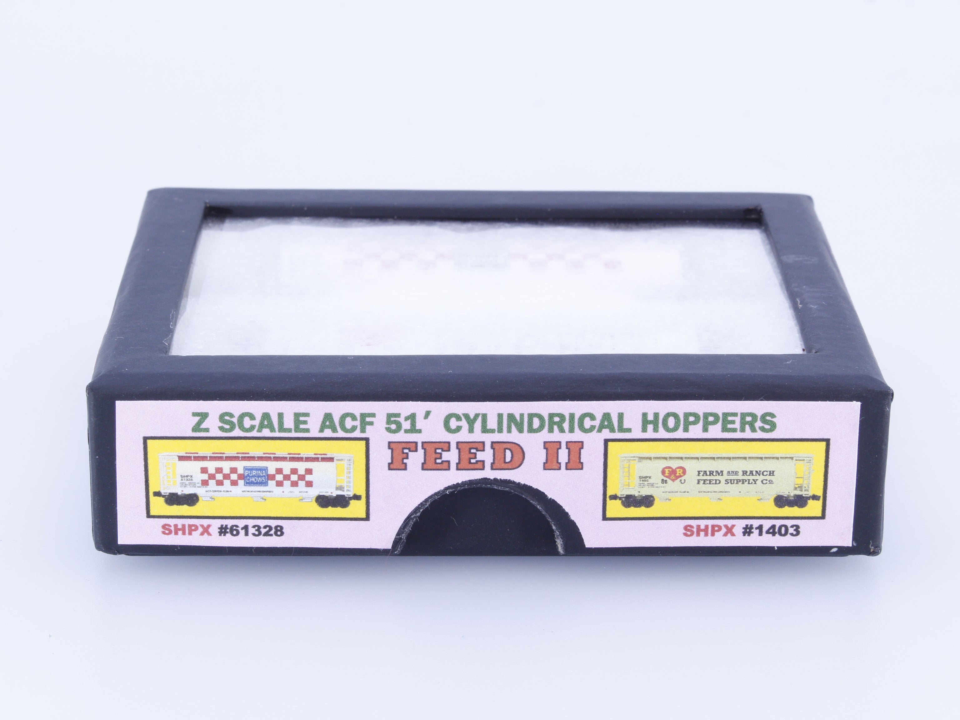 Full Throttle FTCOL56 Z ACF 51' Cylindrical Hoppers 2 Pack American Car and Foundry (ACF/ACFX) 61328/1403 (#1)