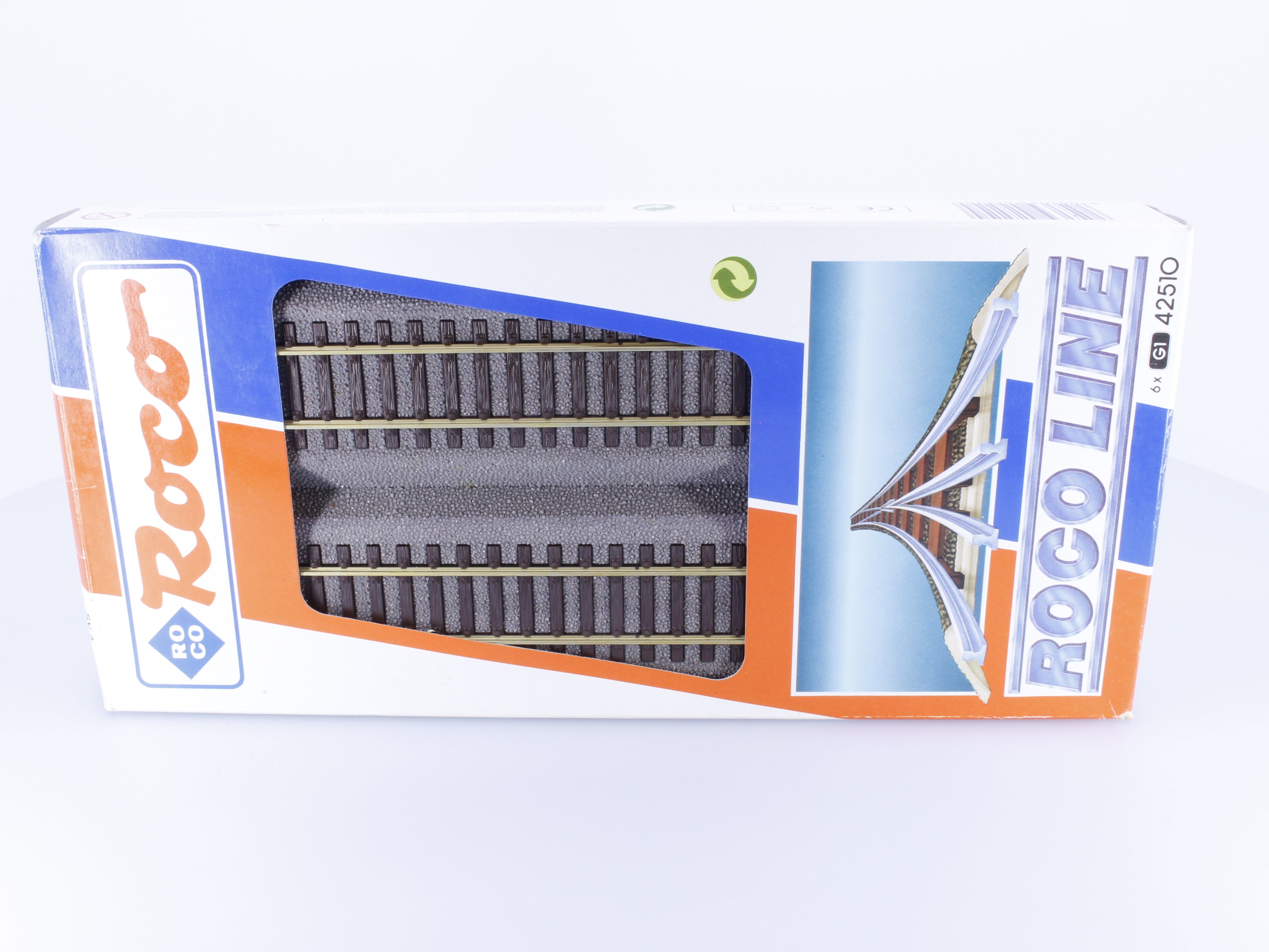 Roco 42510 HO G1 Straight Track 6 Pieces (#1)
