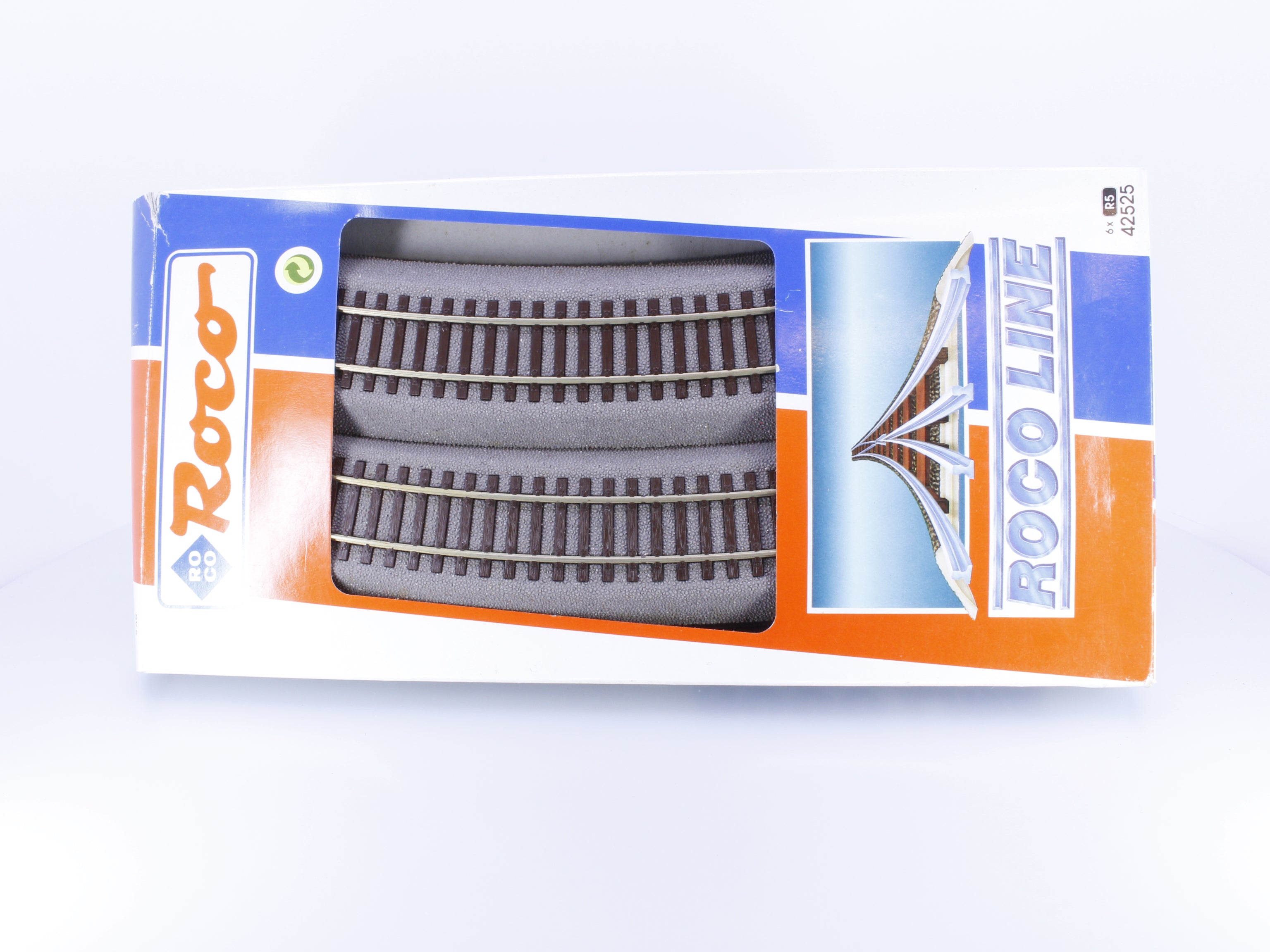 Roco 42525 HO R5 Curved Track 6 Pieces (#1)
