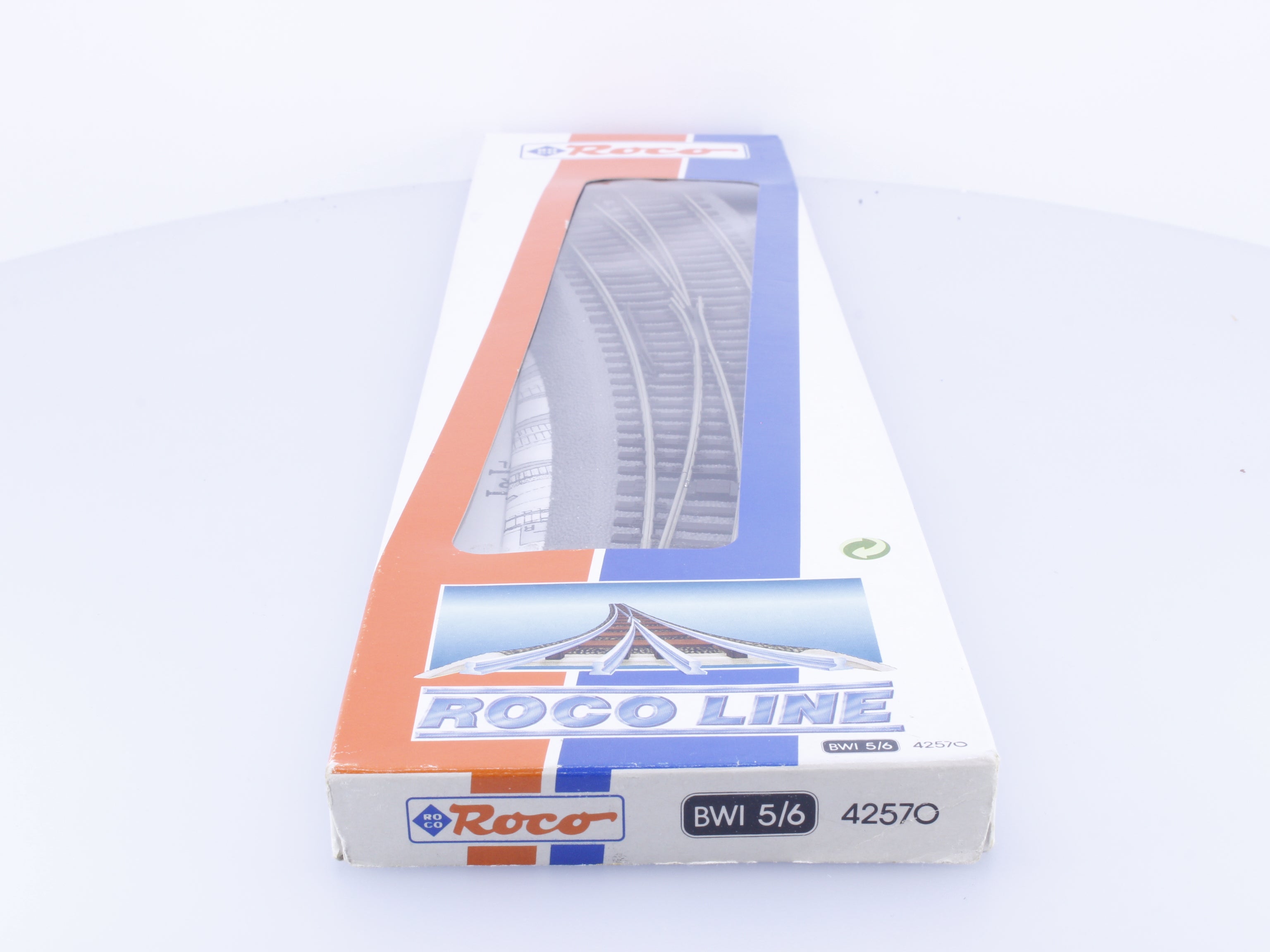 Roco 42570 HO Long Left Hand Curved Manual Turnout (#1)