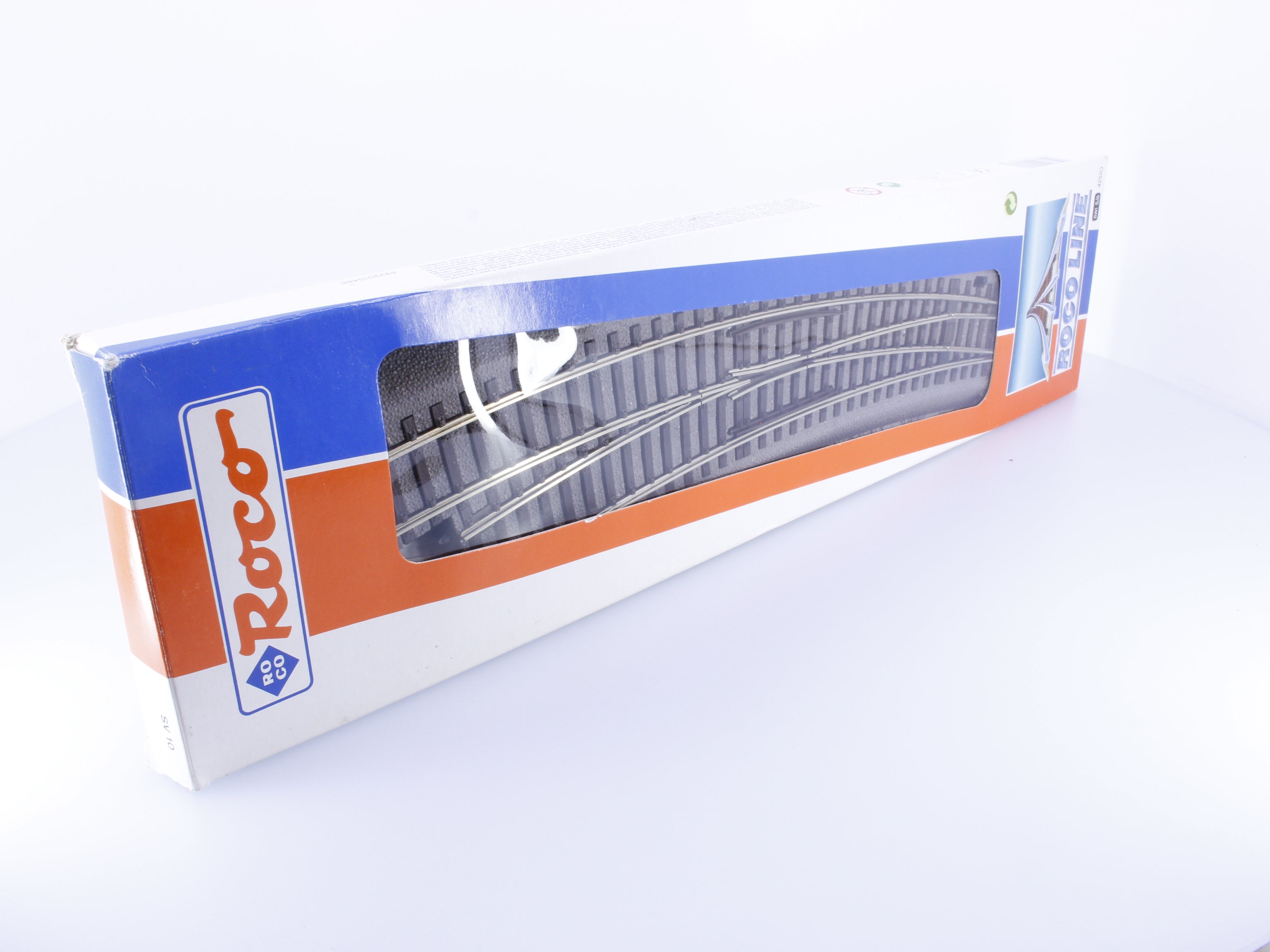 Roco 42570 HO Long Left Hand Curved Manual Turnout (#1)