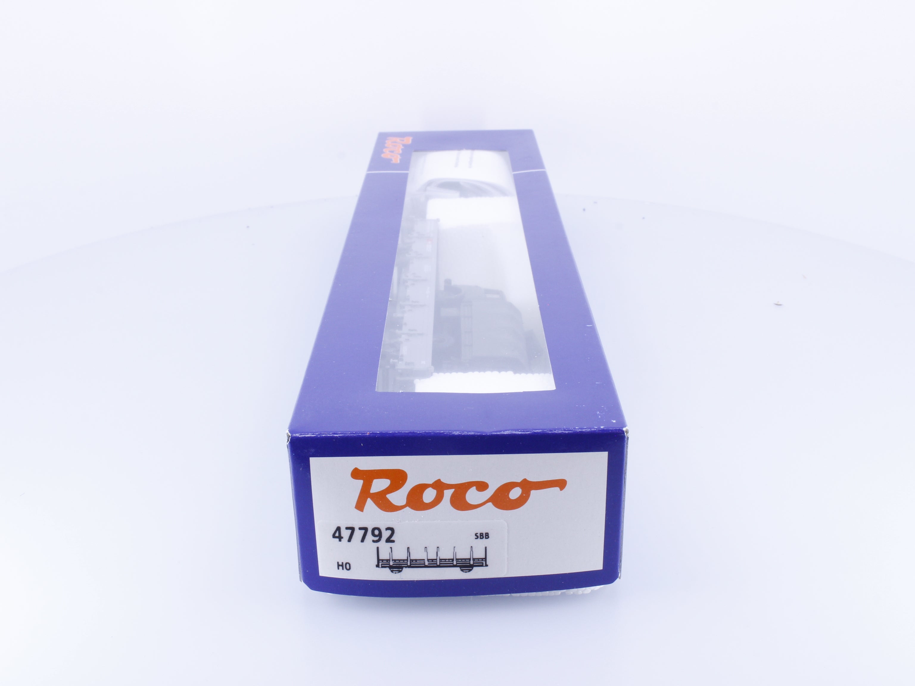 Roco 47792 HO SBB-CFF-FFS Flat Stake Wagon with Military Vehicle 049-5